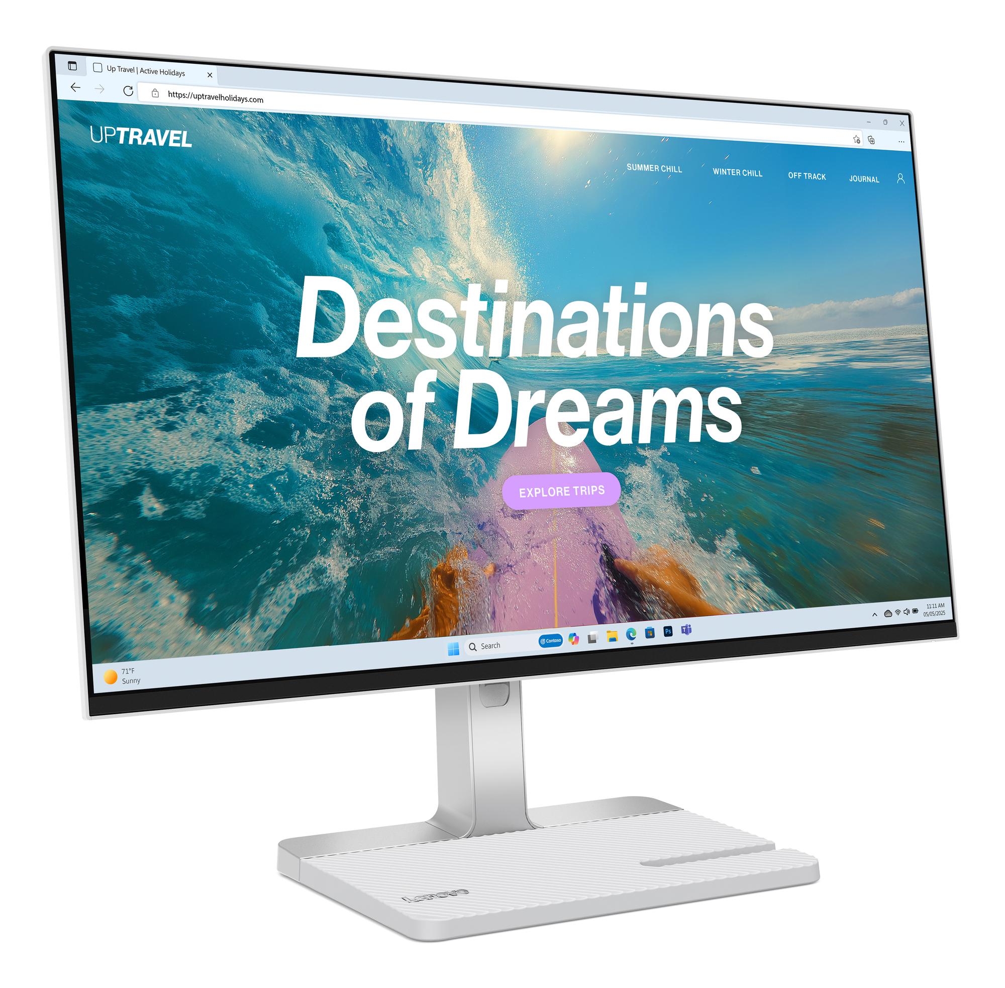 Lenovo Monitor L24D-4C / 67DCUAT6EU Grigio 60,5 cm (23,8")