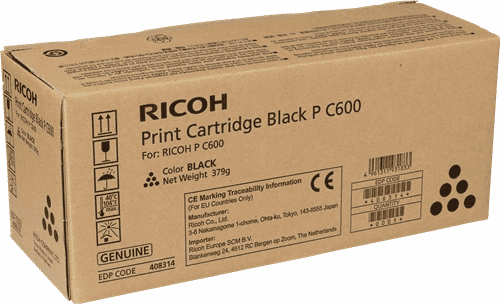 Ricoh Tóner MP C600 / 408314 Negro
