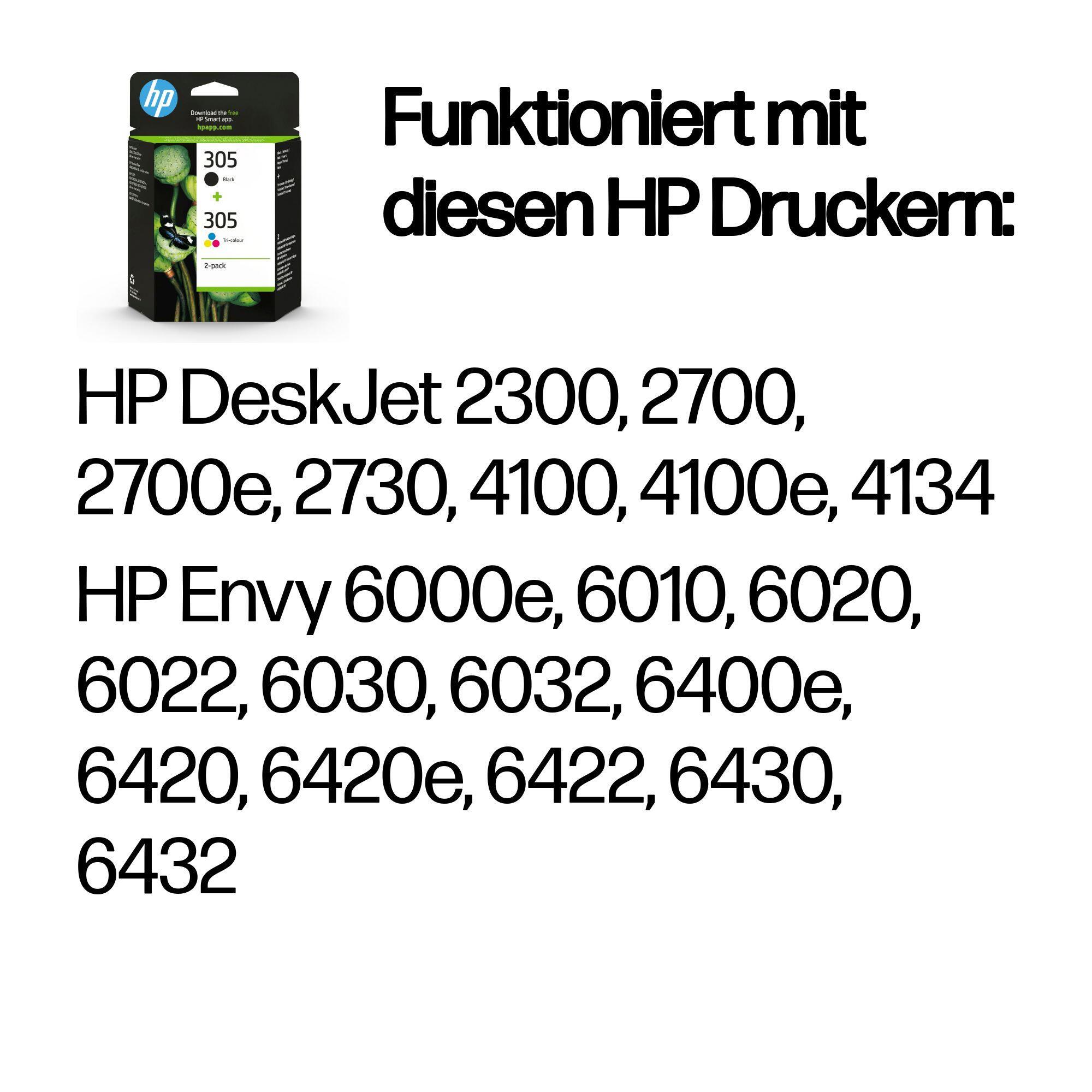 HP Tinte 305 / 6ZD17AE BK,C,M,Y Multipack