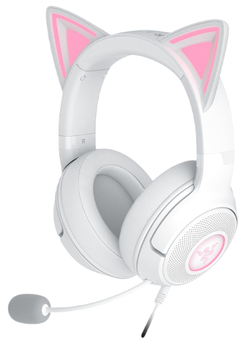 Razer Headset Kraken Kitty V2 White / RZ04-04730600-R3M1 Weiß