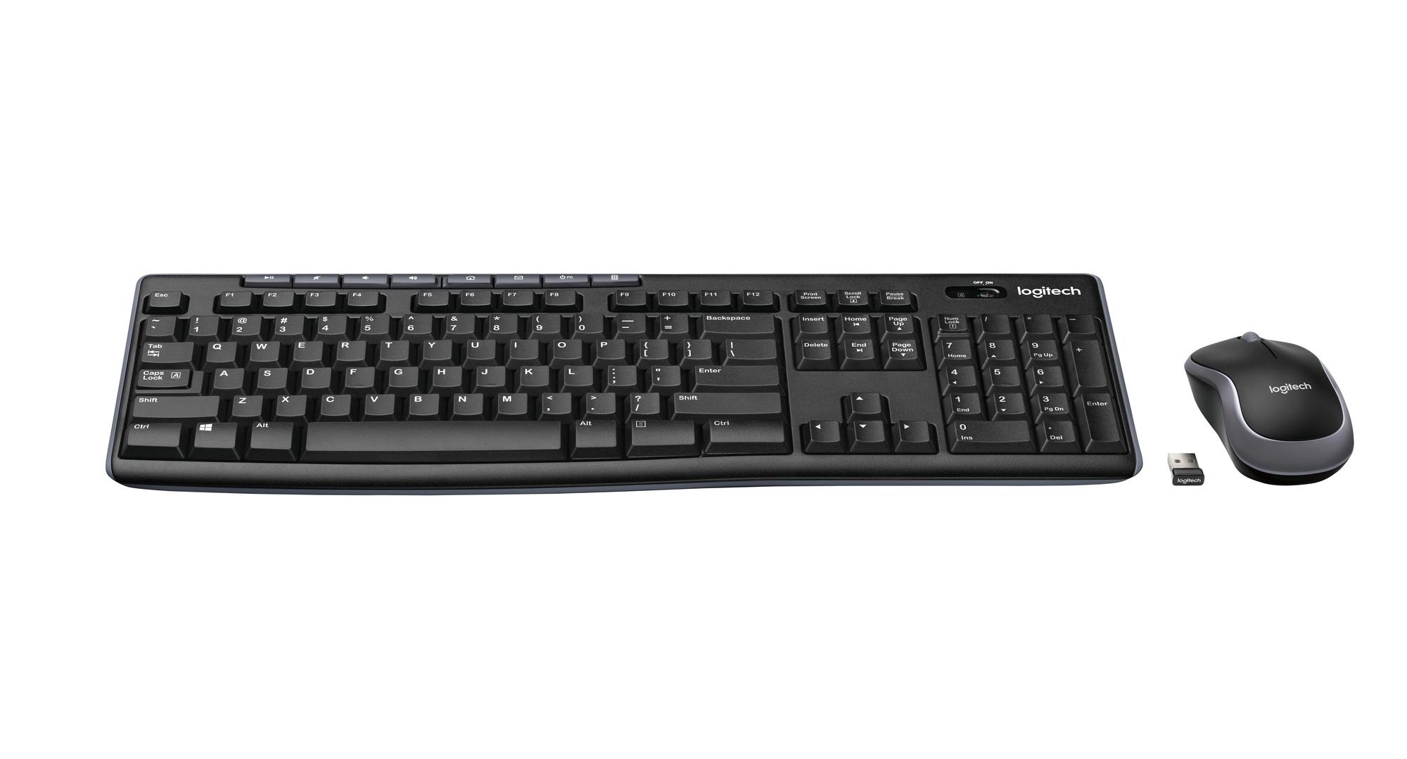 Logitech Ensemble souris et clavier MK270 / 920-004511 Noir