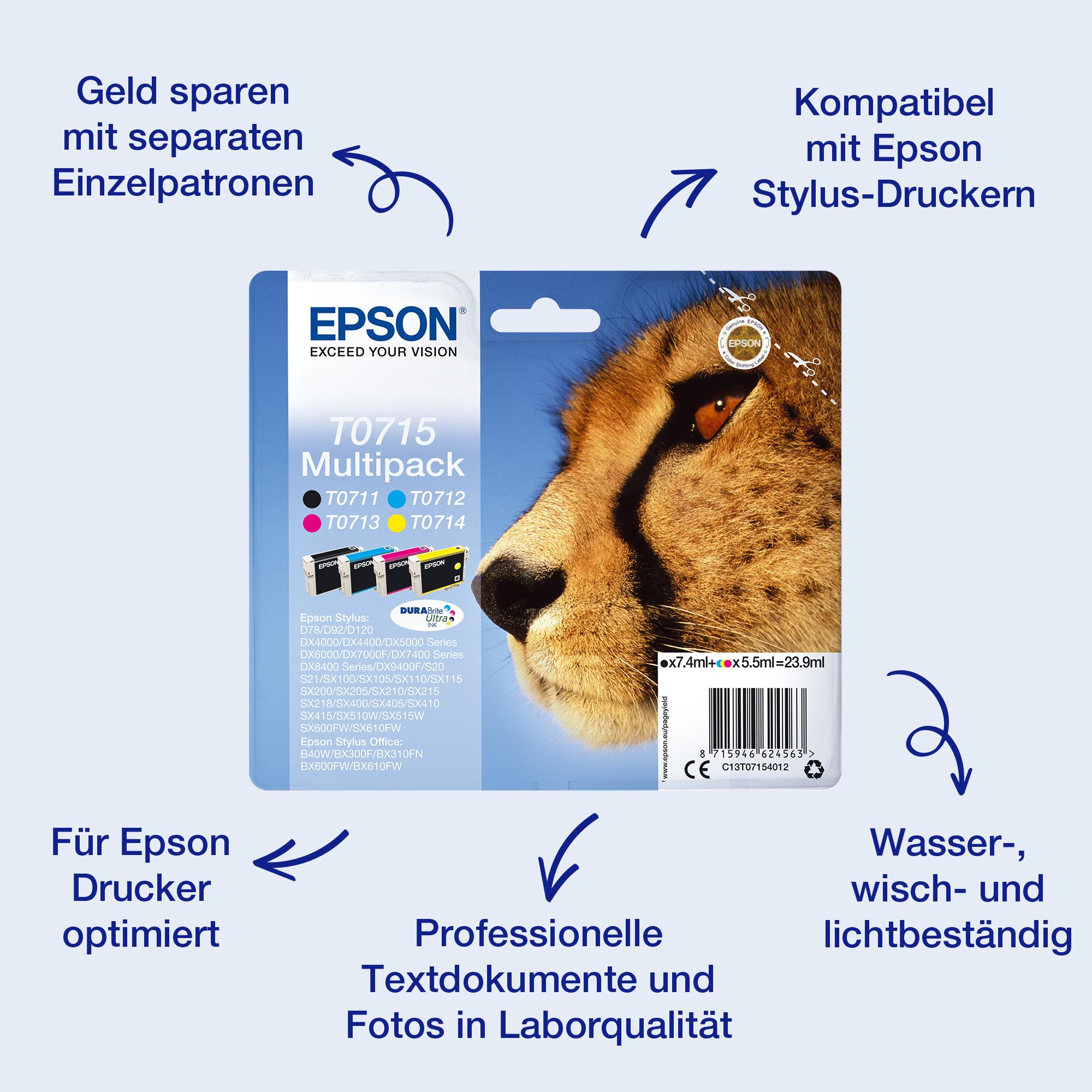 Epson Tinta T0714 / C13T07144012 Amarillo