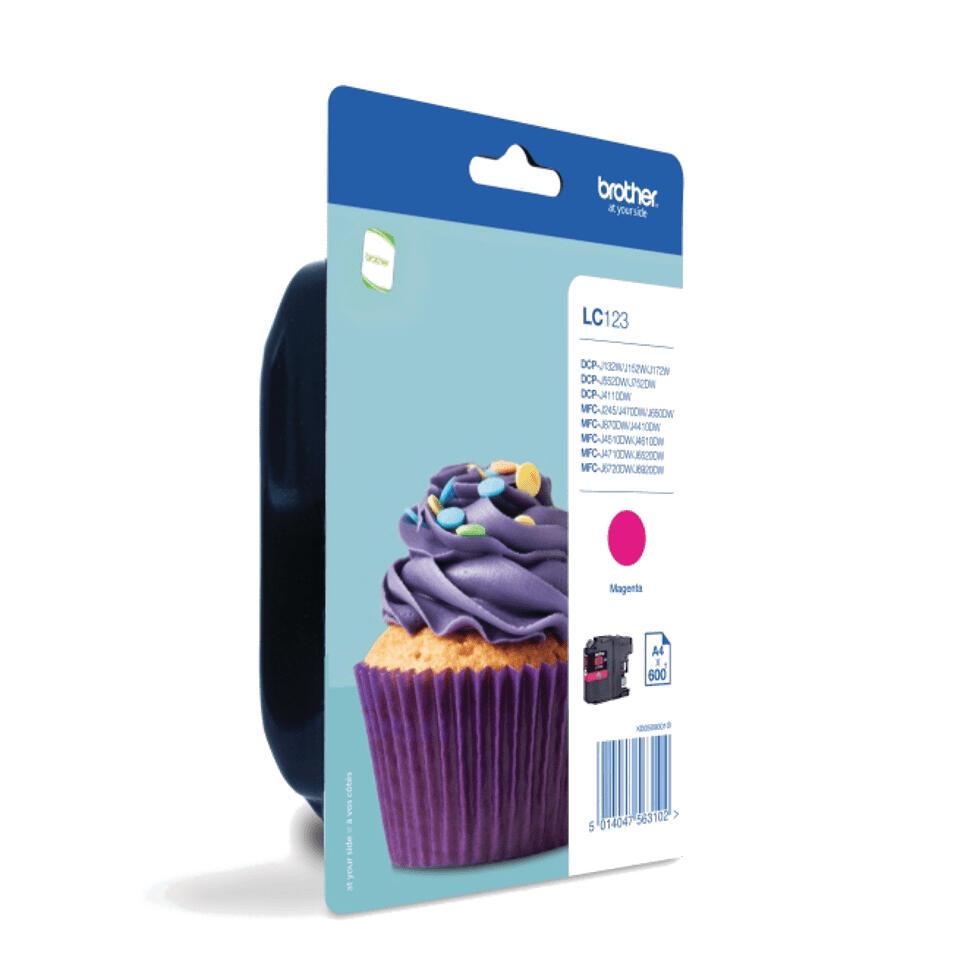 Brother Encre LC-123MBP / LC123MBP Magenta Standard