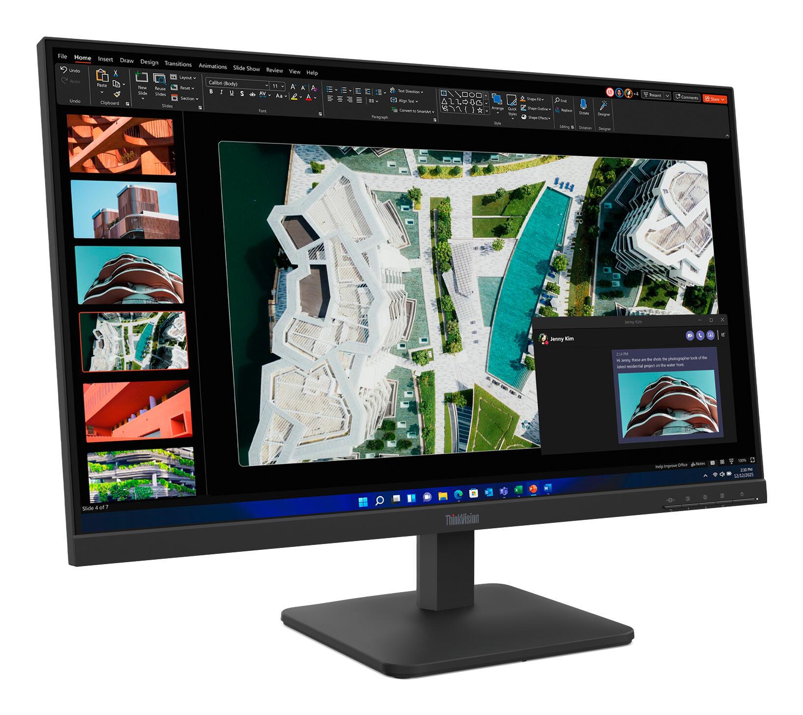 Lenovo Monitor ThinkVision S27-4e / 64BEKAT1EU Schwarz 68,6 cm (27")