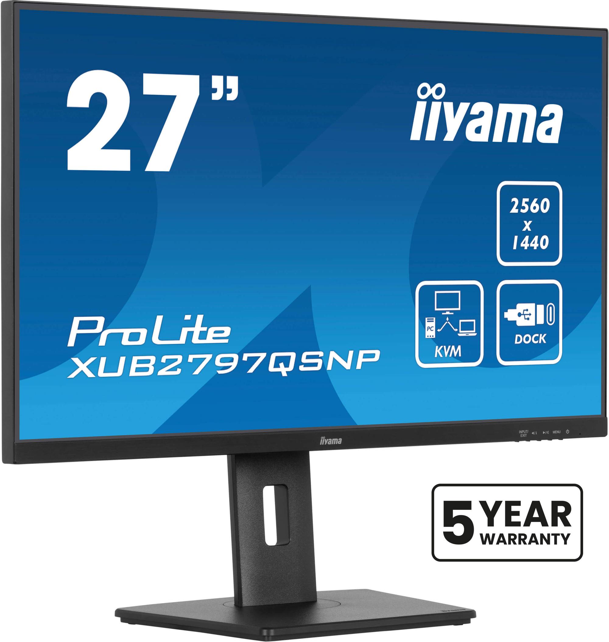 iiyama Monitor XUB2797QSNP-B1 / XUB2797QSNP-B1 Negro 68,6 cm (27")