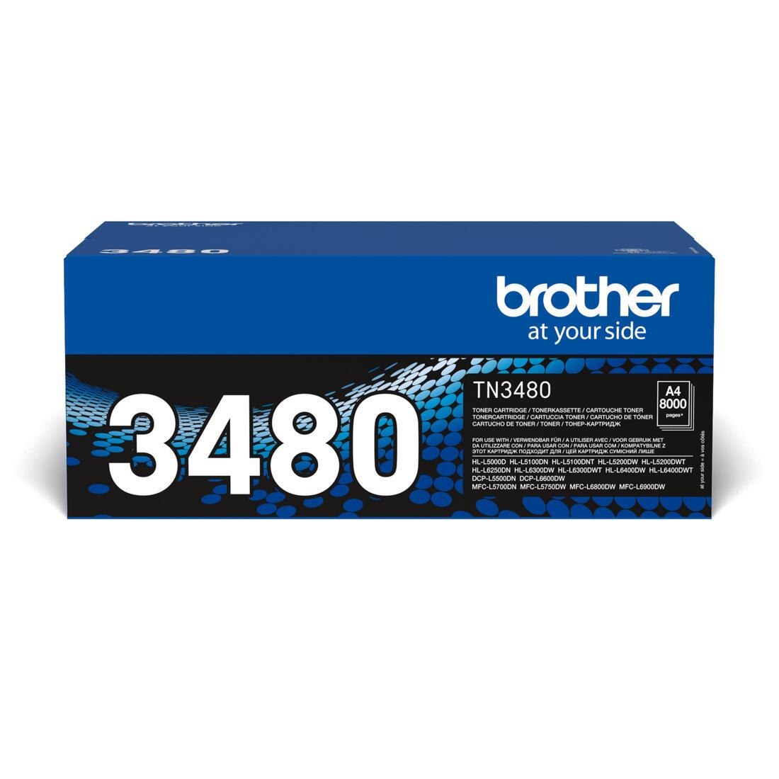 Brother Toner TN-3480 / TN3480 Nero XL