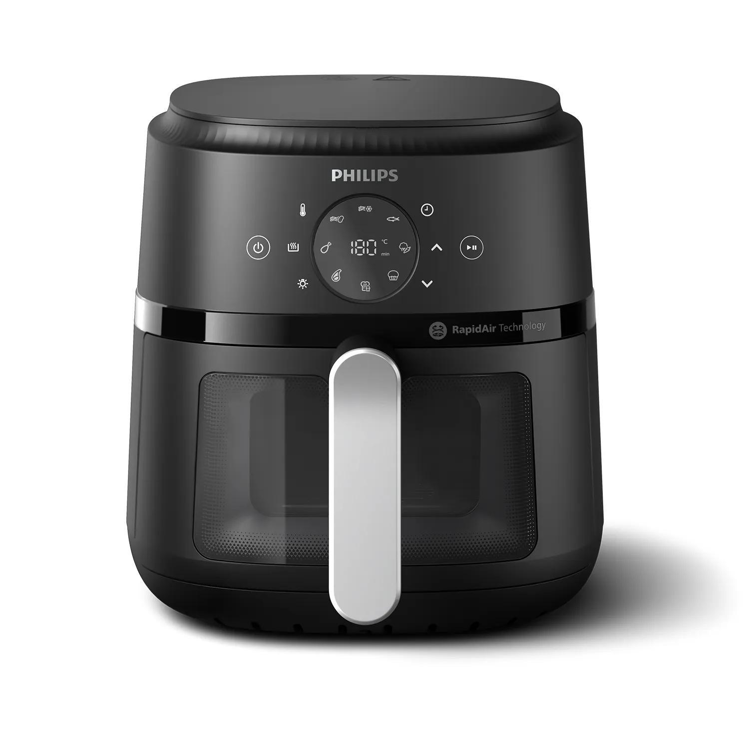 Philips Hot air fryer 2000 Series / NA221/00 Black, silver