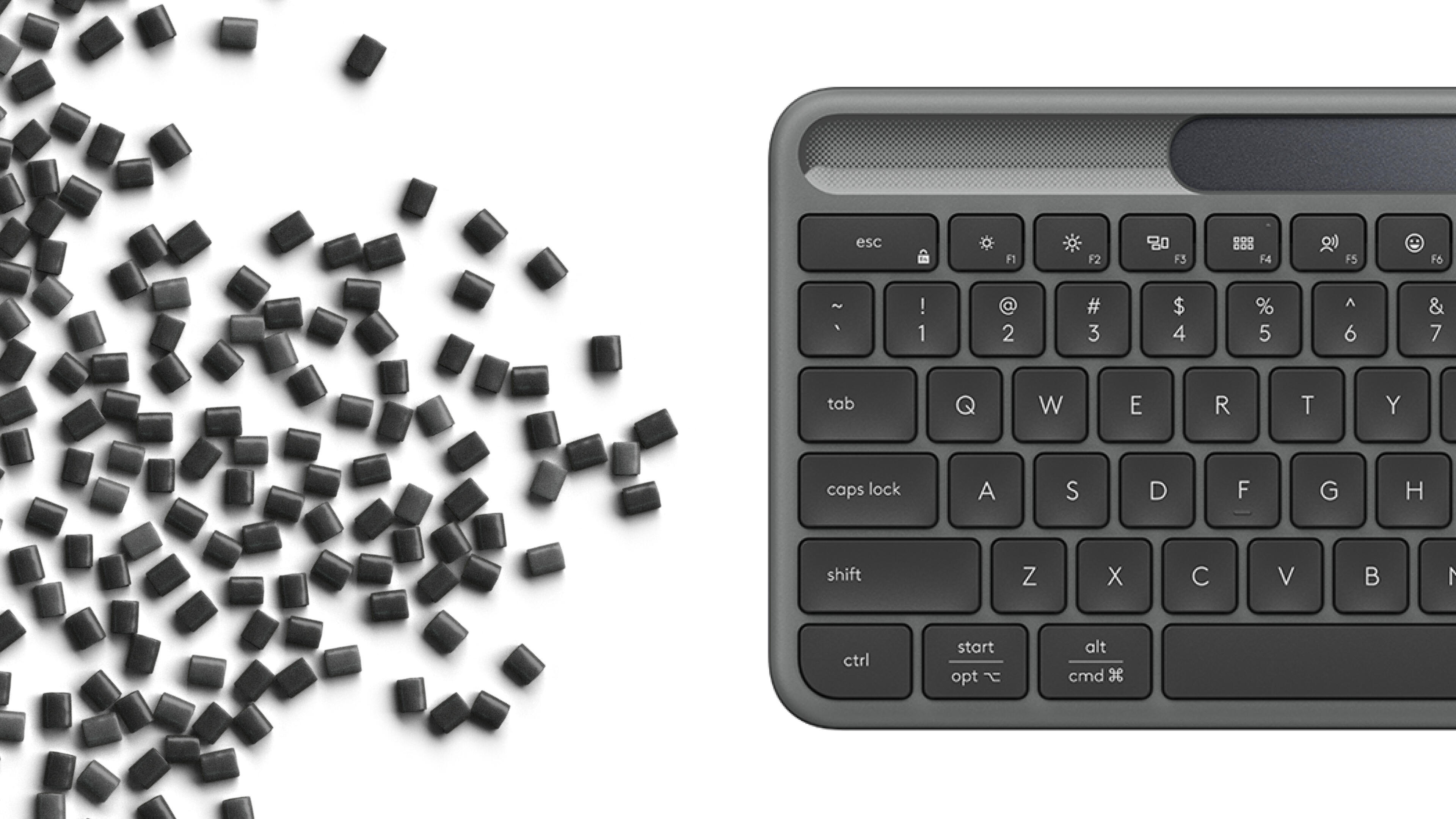 Logitech Tastiera Signature Slim Solar+ K980 DE / 920-013757 Grafite