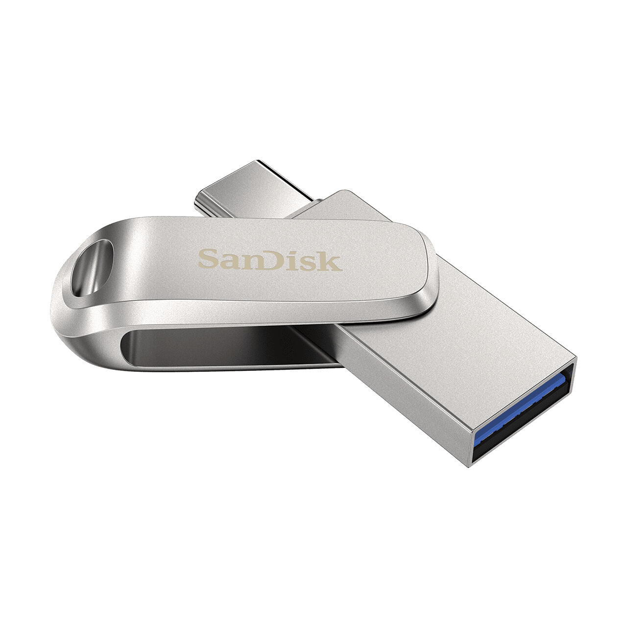SanDisk Clé USB Ultra Dual Drive Luxe 64GB / SDDDC4-064G-G46 Acier inoxydable