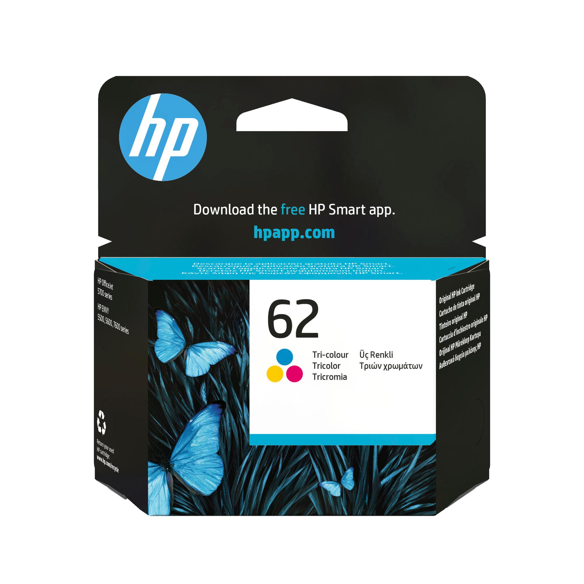 HP Tinta 62 / C2P06AE C,M,Y Standard