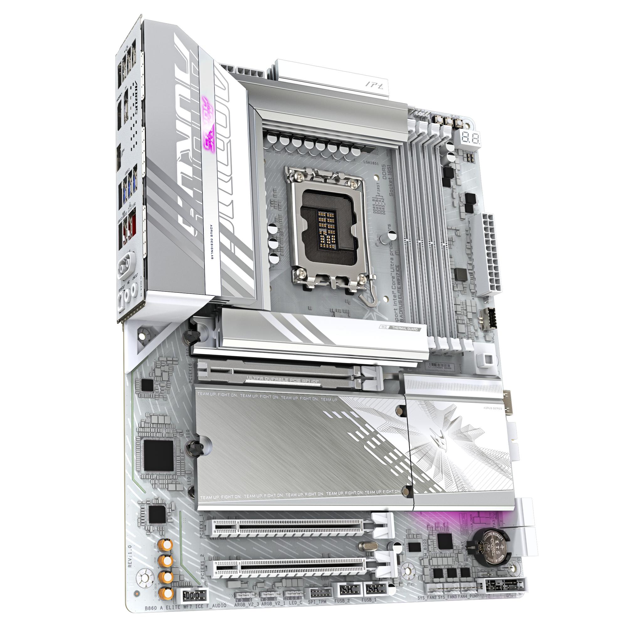GIGABYTE Mainboard B860 AORUS ELITE WIFI7 ICE / B860 A ELITE WF7 ICE White