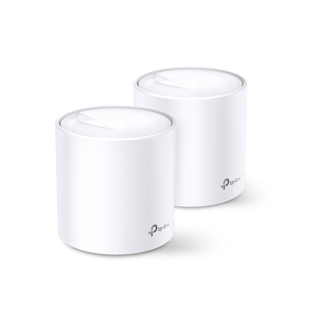 TP-LINK Mesh-WLAN-System X60 / Deco X60(2-pack) Bianco Confezione doppia