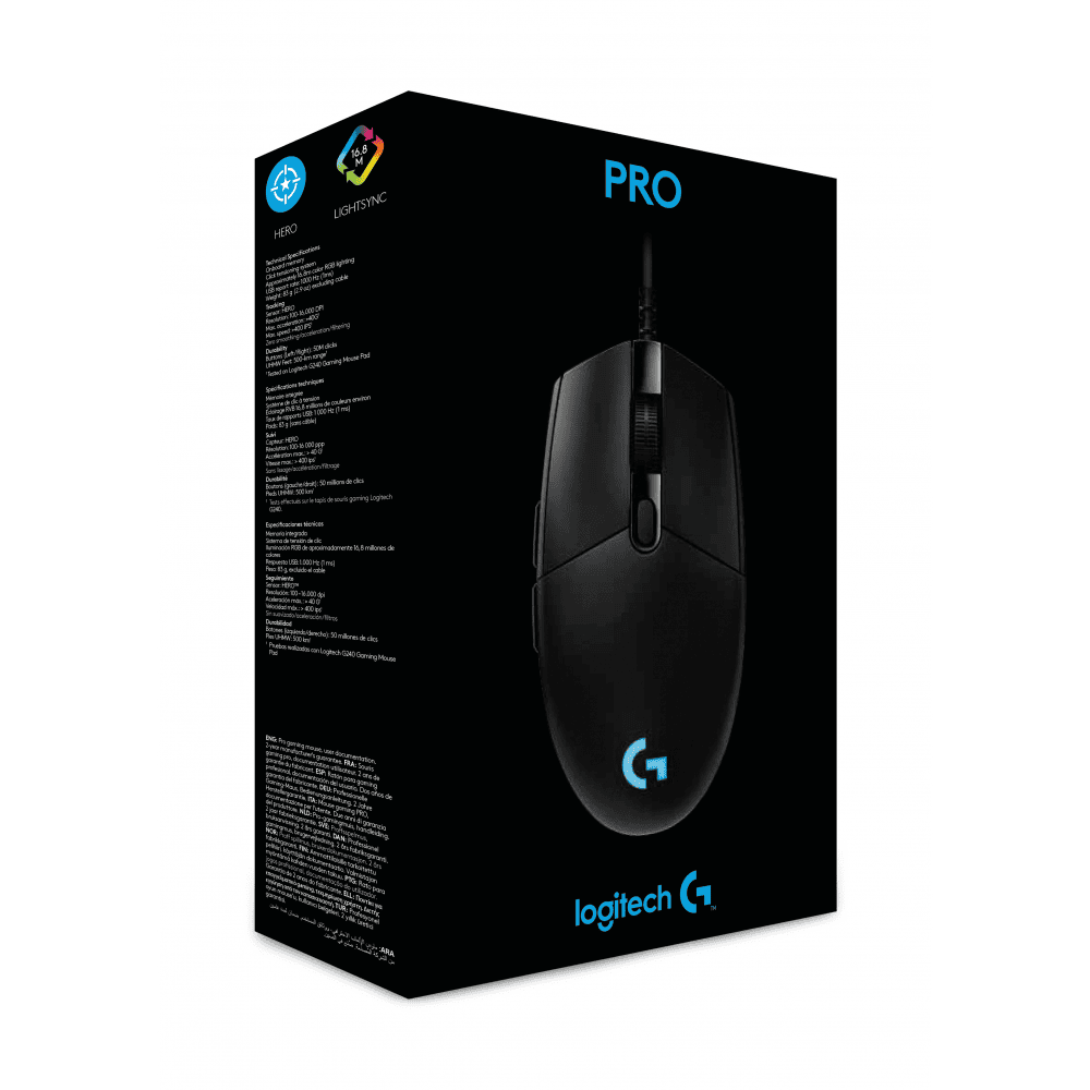 Logitech Ratón ZGPROBH / 910-005441 Negro
