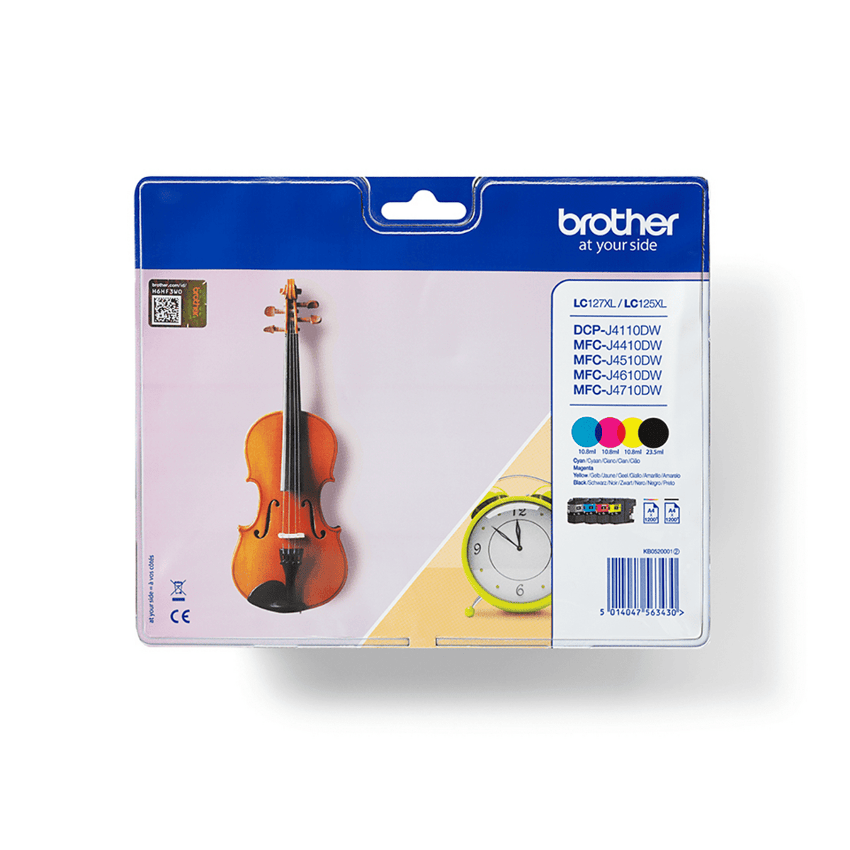 Brother Encre LC-127XLVALBP / LC127XLVALBP BK,C,M,Y Multipack