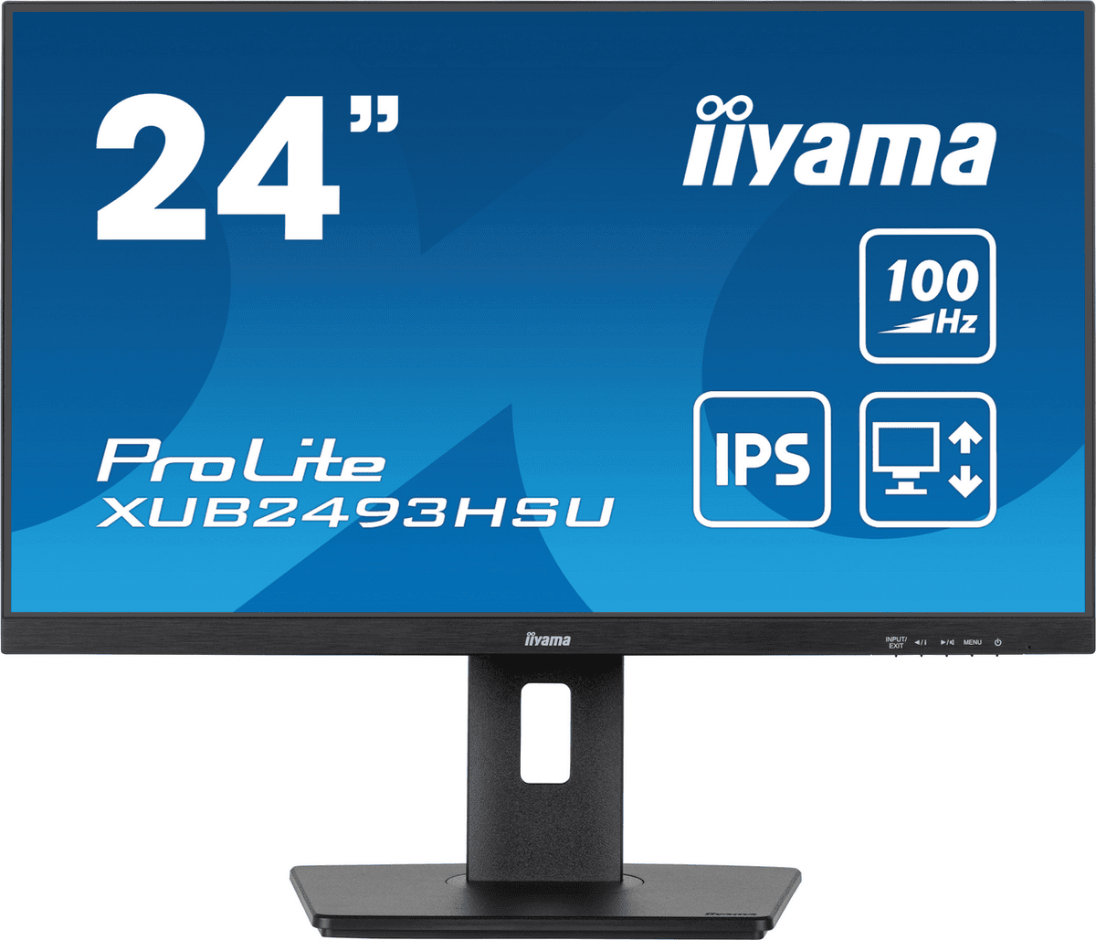 IIYAMA Monitor Pro Lite 24" / XUB2493HSU-B6 Black