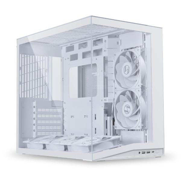 Lian Li PC-Gehäuse O11 Dynamic Mini V2 Flow Dual Chamber / O11DMIV2FW Weiß