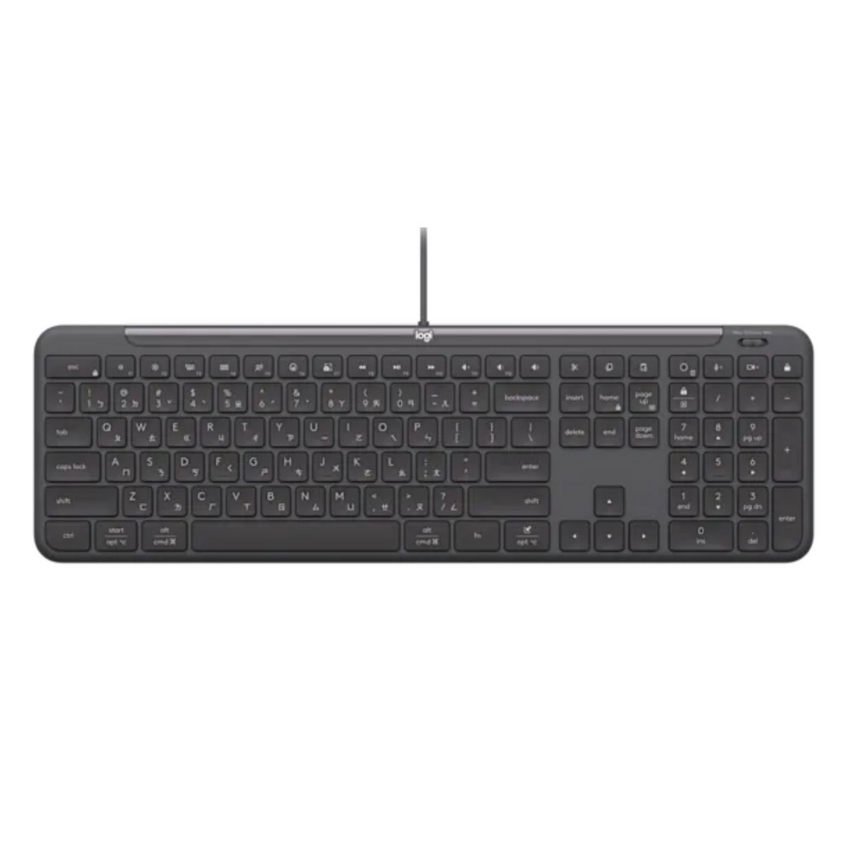 Logitech Keyboard Signature Slim Wired K620 DE / 920-013327 Graphite