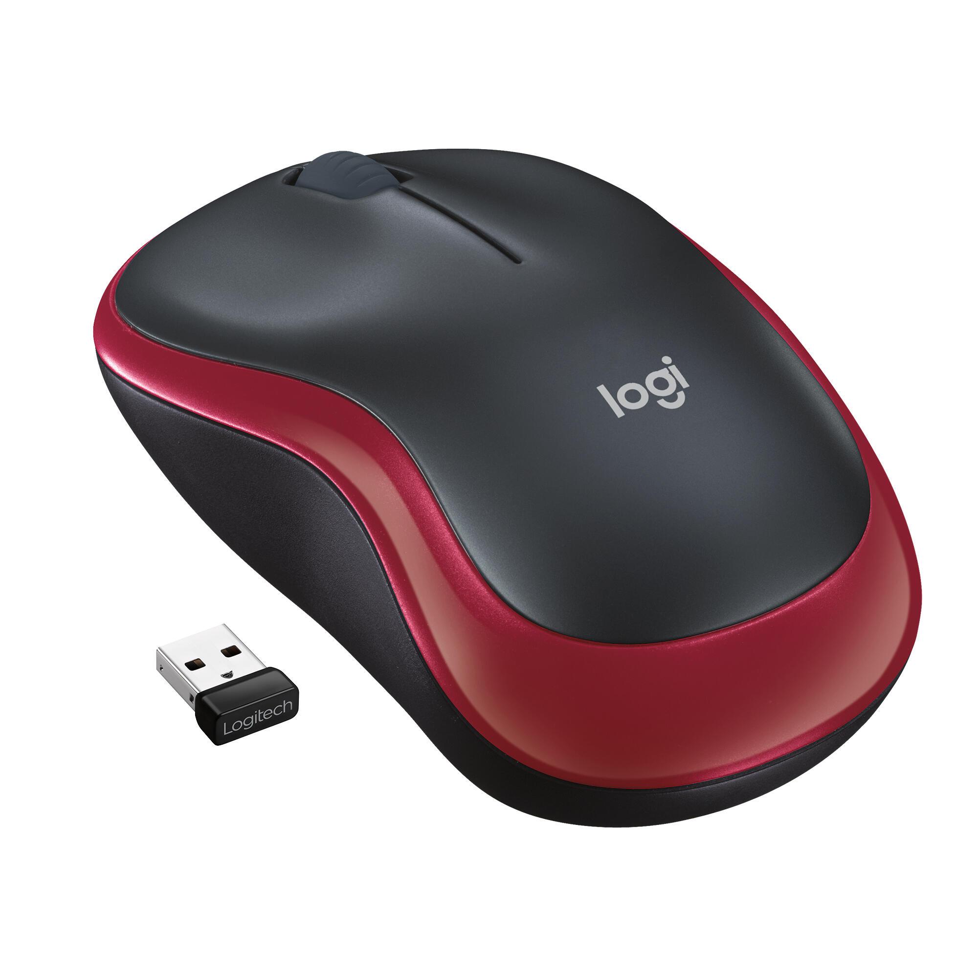 Logitech Mouse M185 / 910-002237 Red