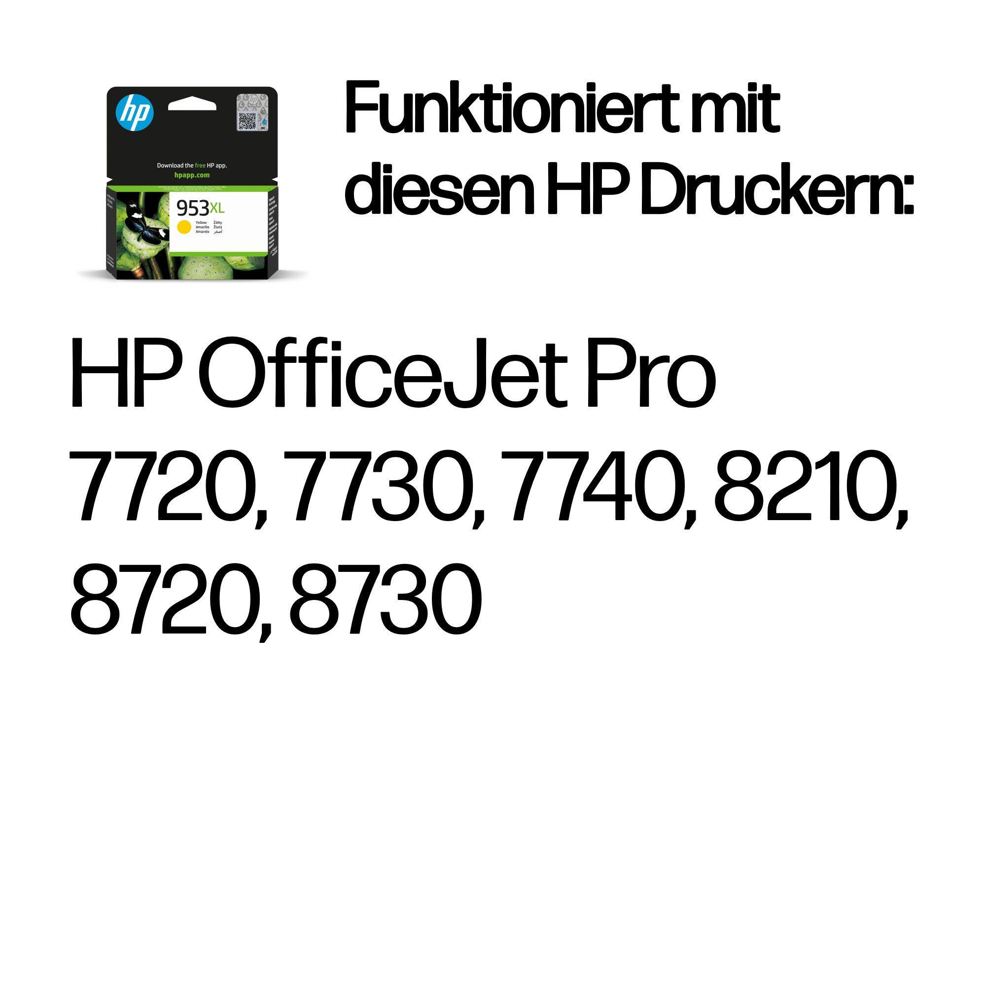 HP Tinta 953XL / F6U18AE Amarillo XL