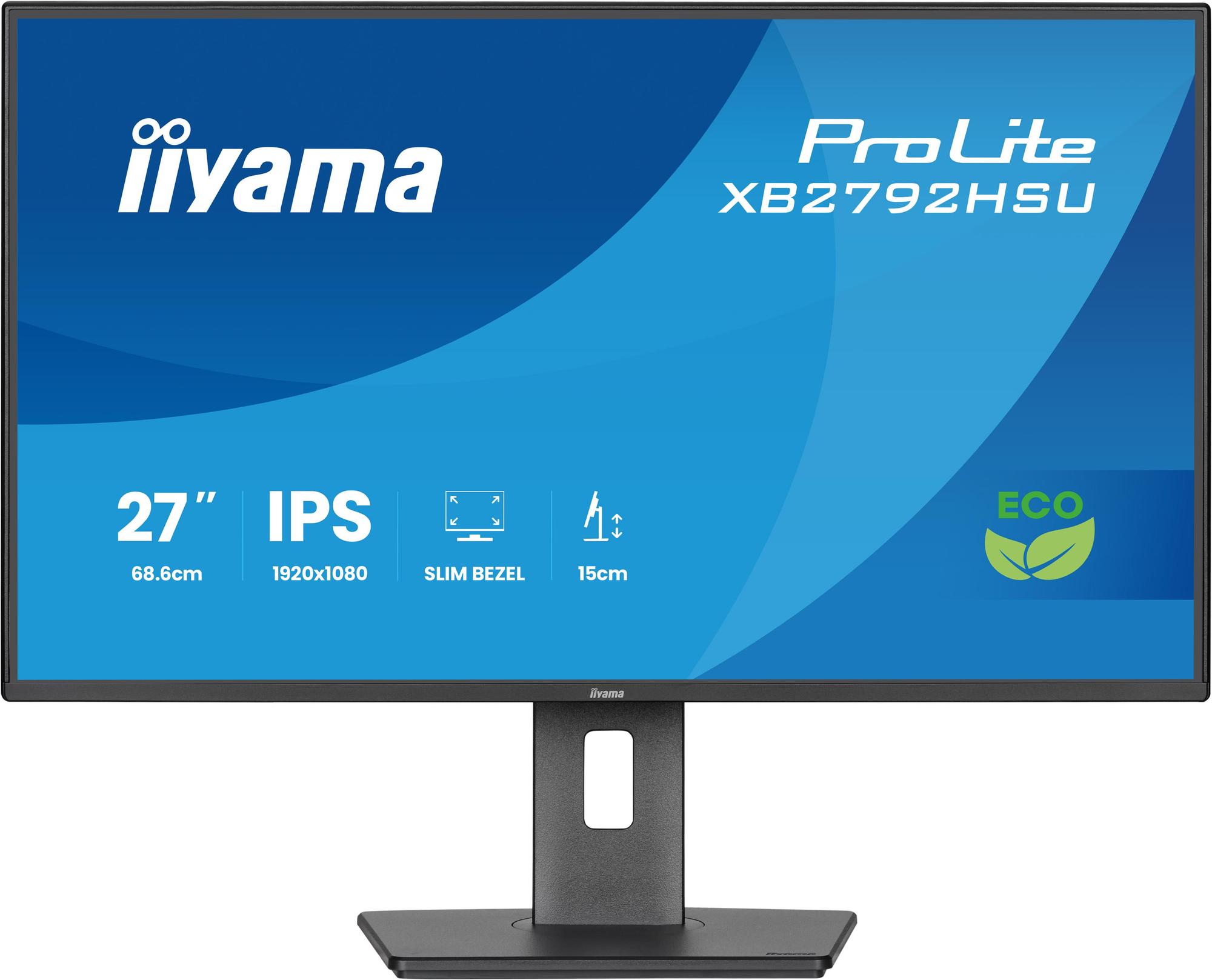 iiyama Monitor XB2792HSU-B1 / XB2792HSU-B1 Negro Standard 68,6 cm (27")