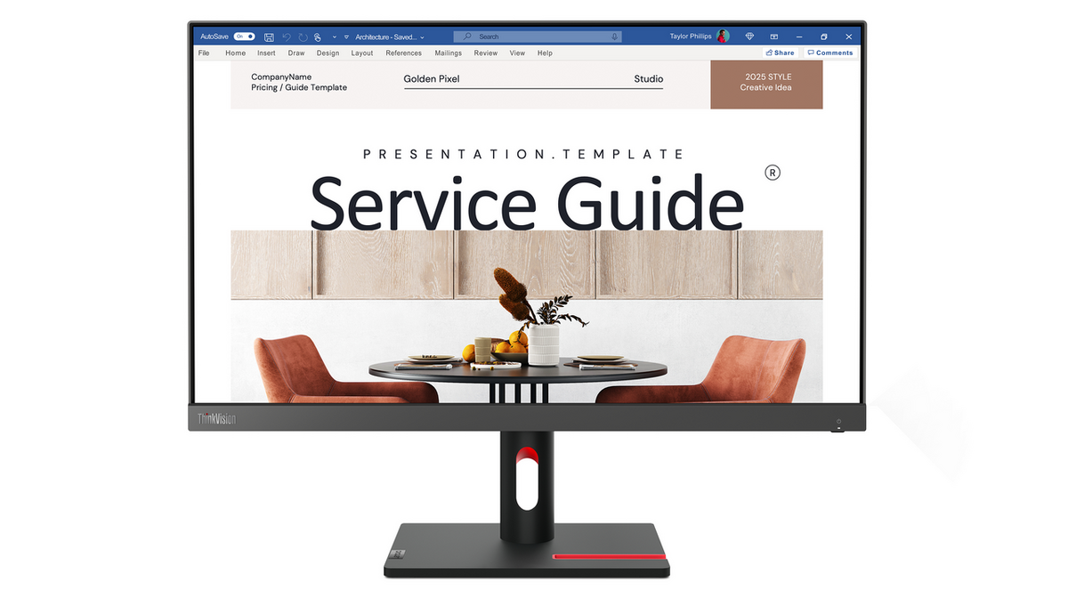 Lenovo Monitor ThinkVision S24i-30 / 63DEKAT3EU Negro