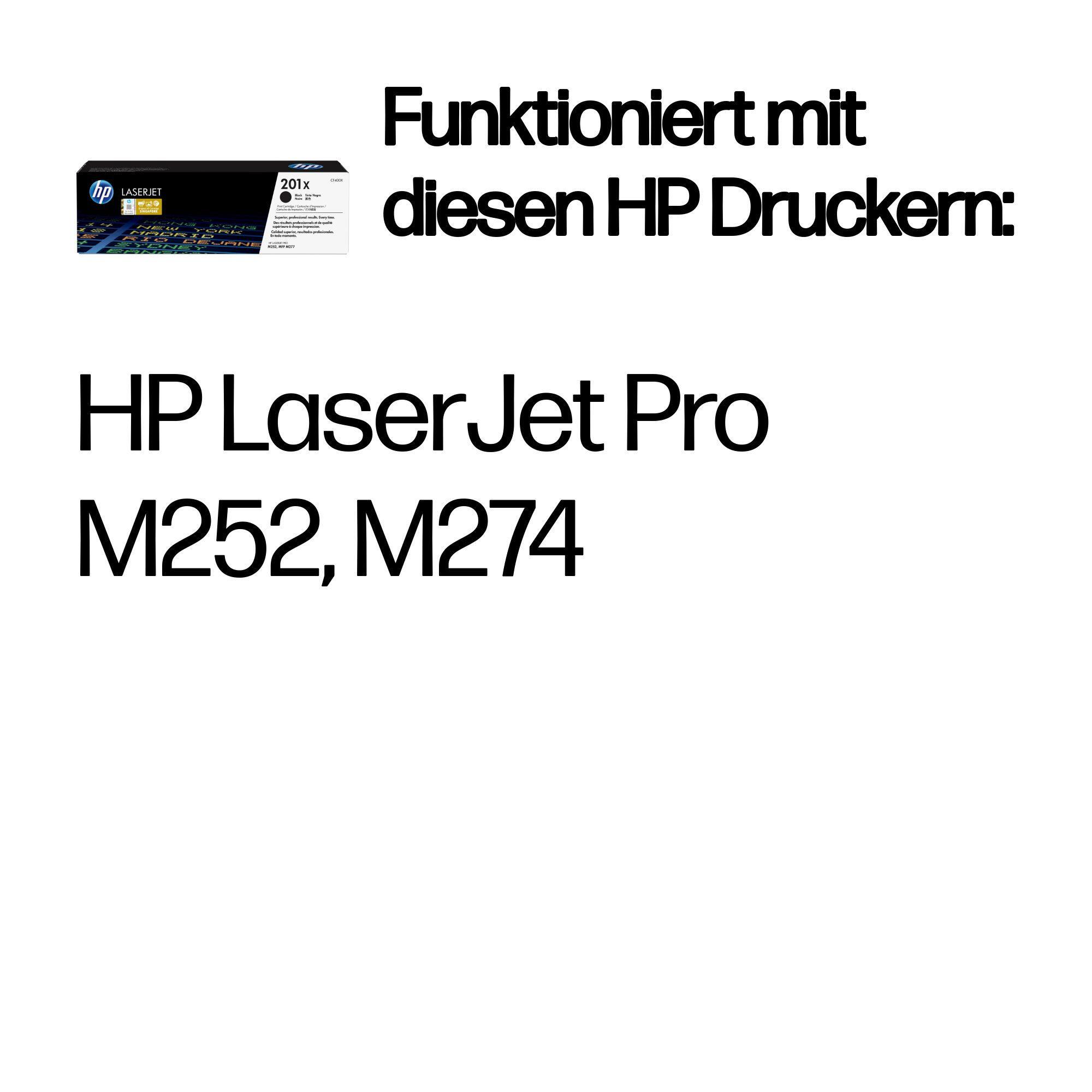 HP Tóner 201X / CF400X Negro XL