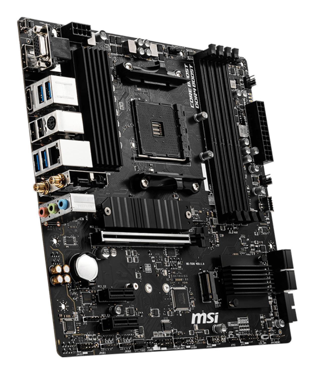 MSI Mainboard B550M PRO-VDH WIFI / 7C95-001R Black