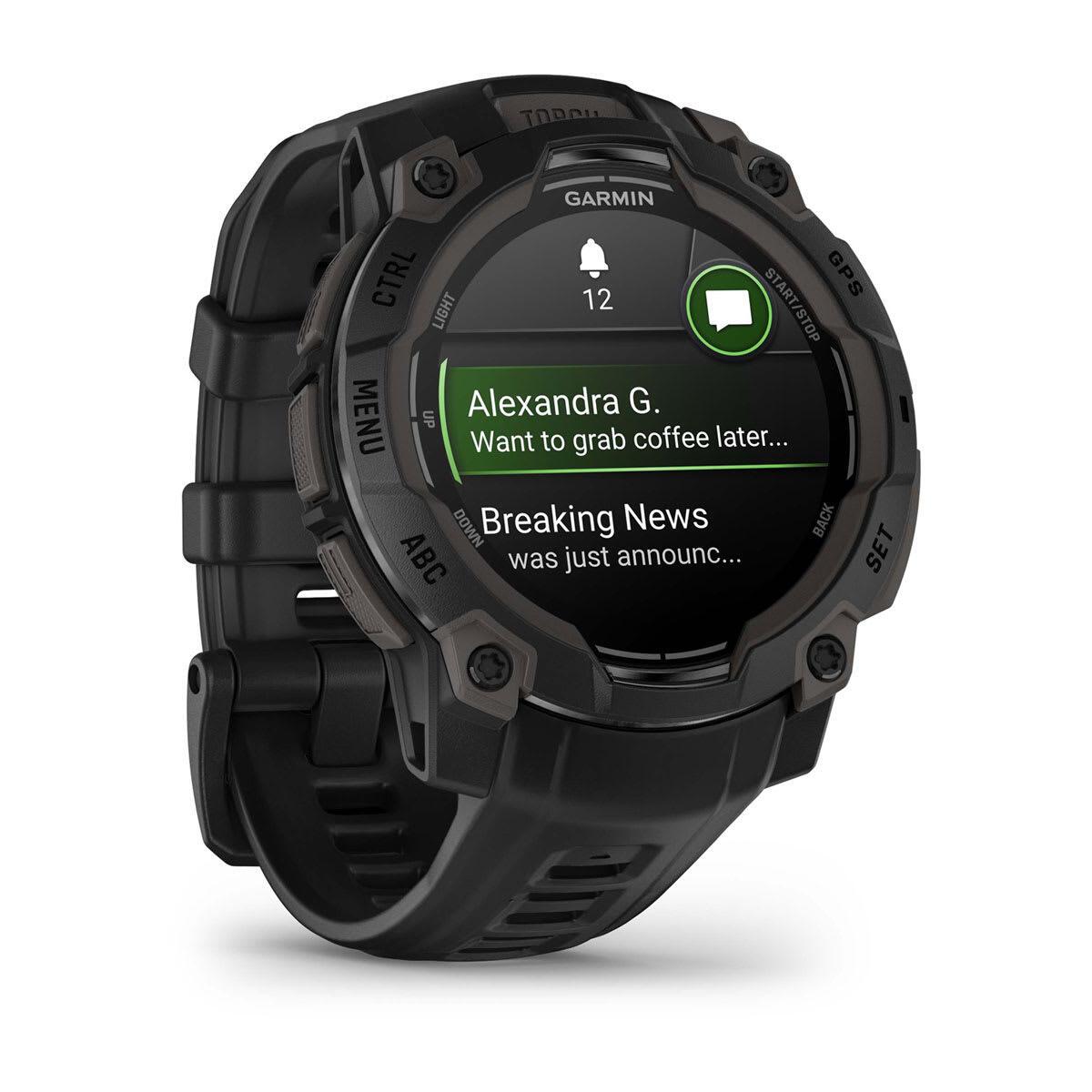 Garmin Wearable Instinct 3 45mm / 010-02936-00 Noir Standard 3,05 cm (1,2")