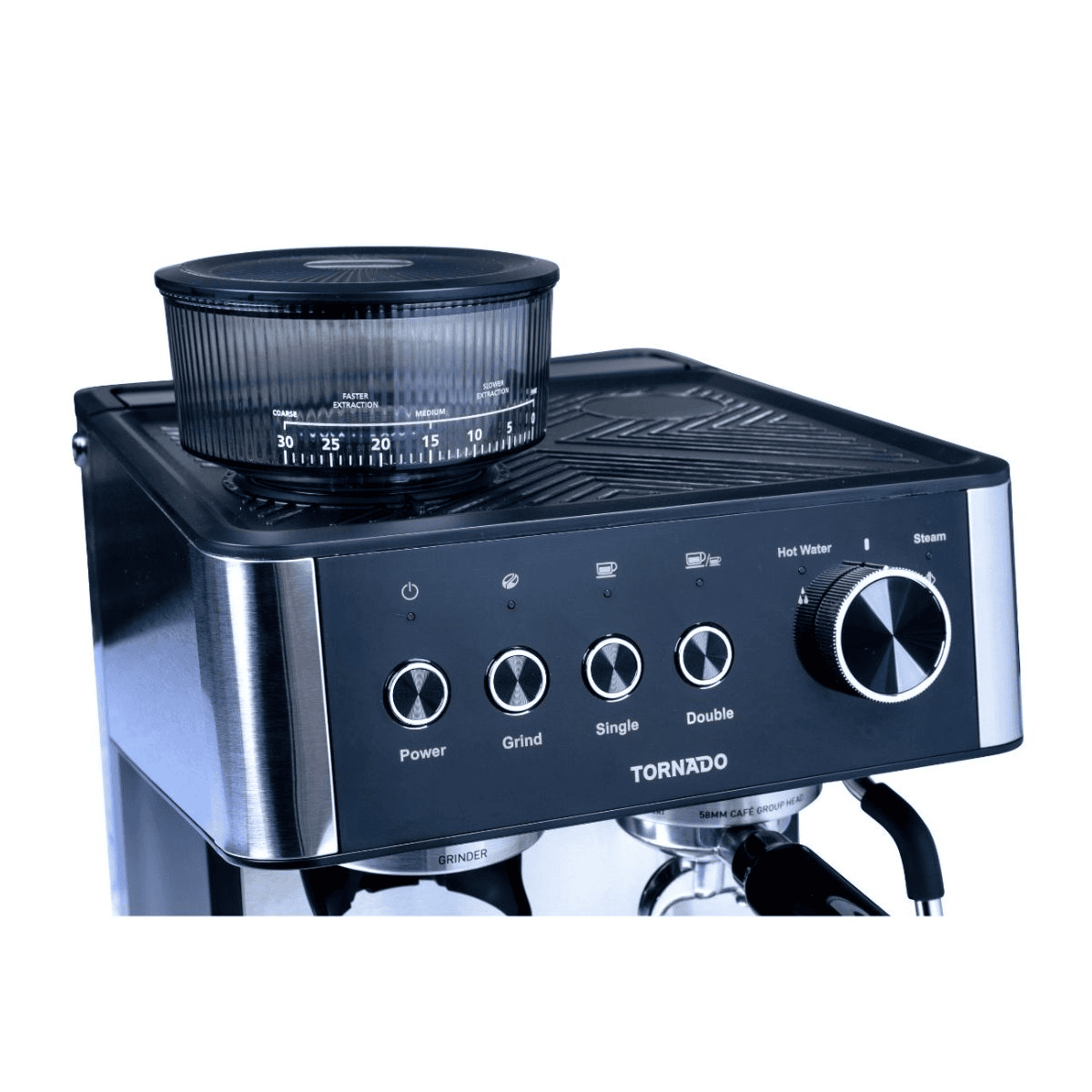 Tornado Portafilter machine TCM-5431-GS Steel and Black