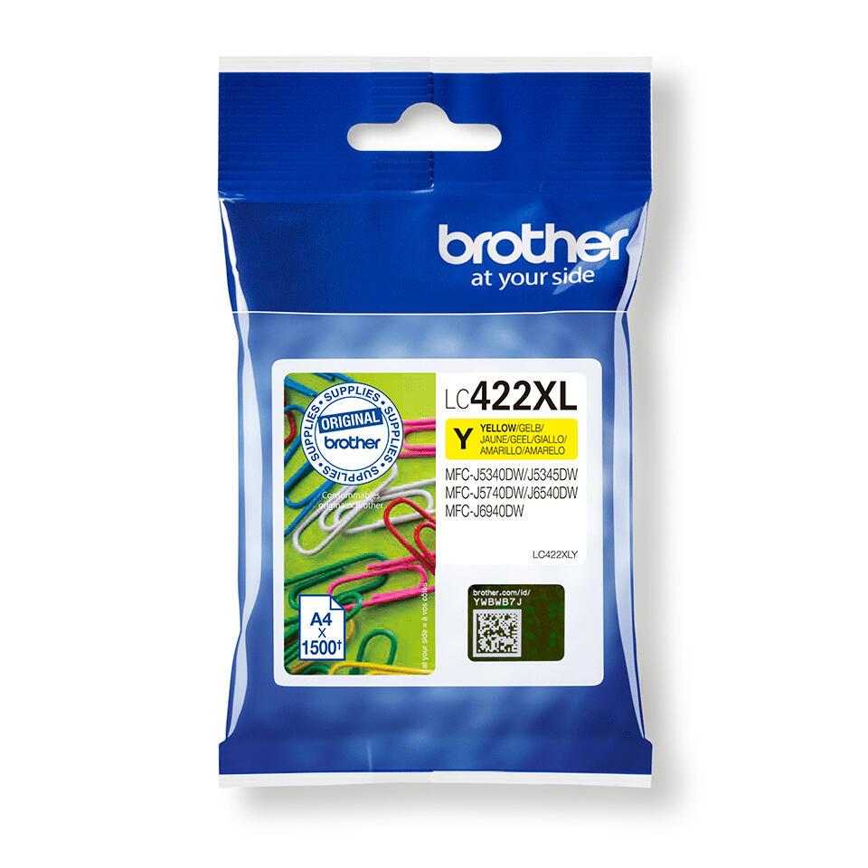 Brother Encre LC-422XLY / LC422XLY Jaune XL