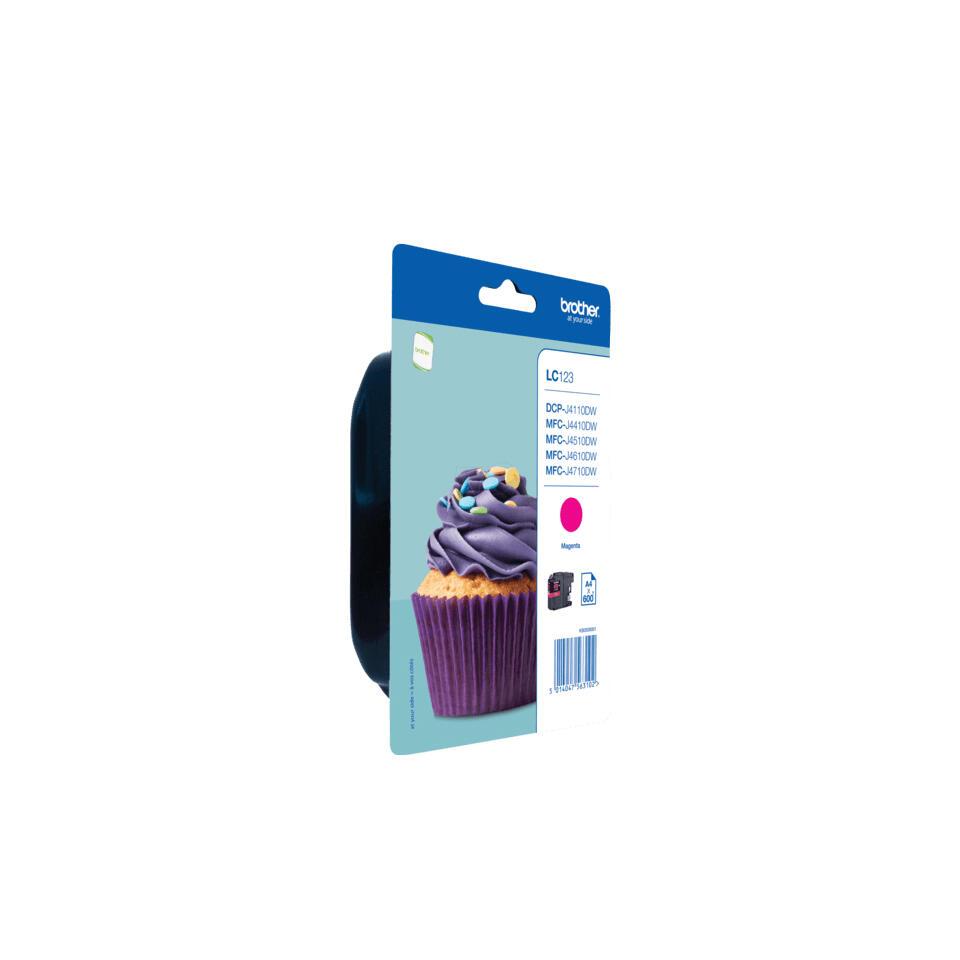 Brother Encre LC-123MBP / LC123MBP Magenta Standard
