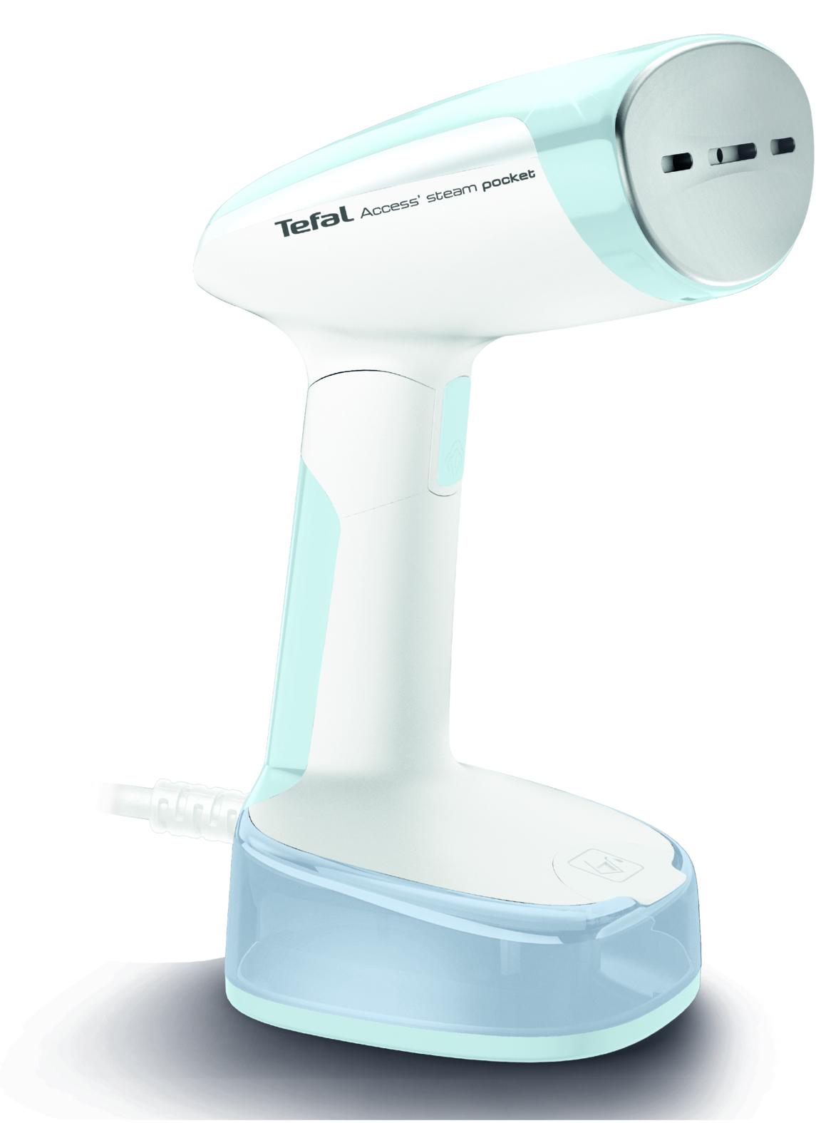 Tefal Dampfbürste Access Steam Pocket / DT3041E1 Blau, Weiß