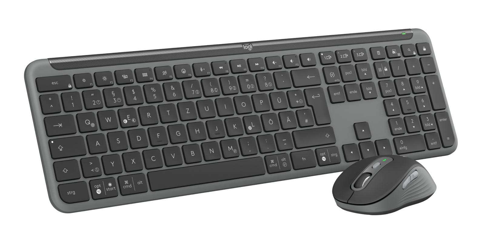 Logitech Set de ratón y teclado MK950 for Business / 920-012504 Grafito