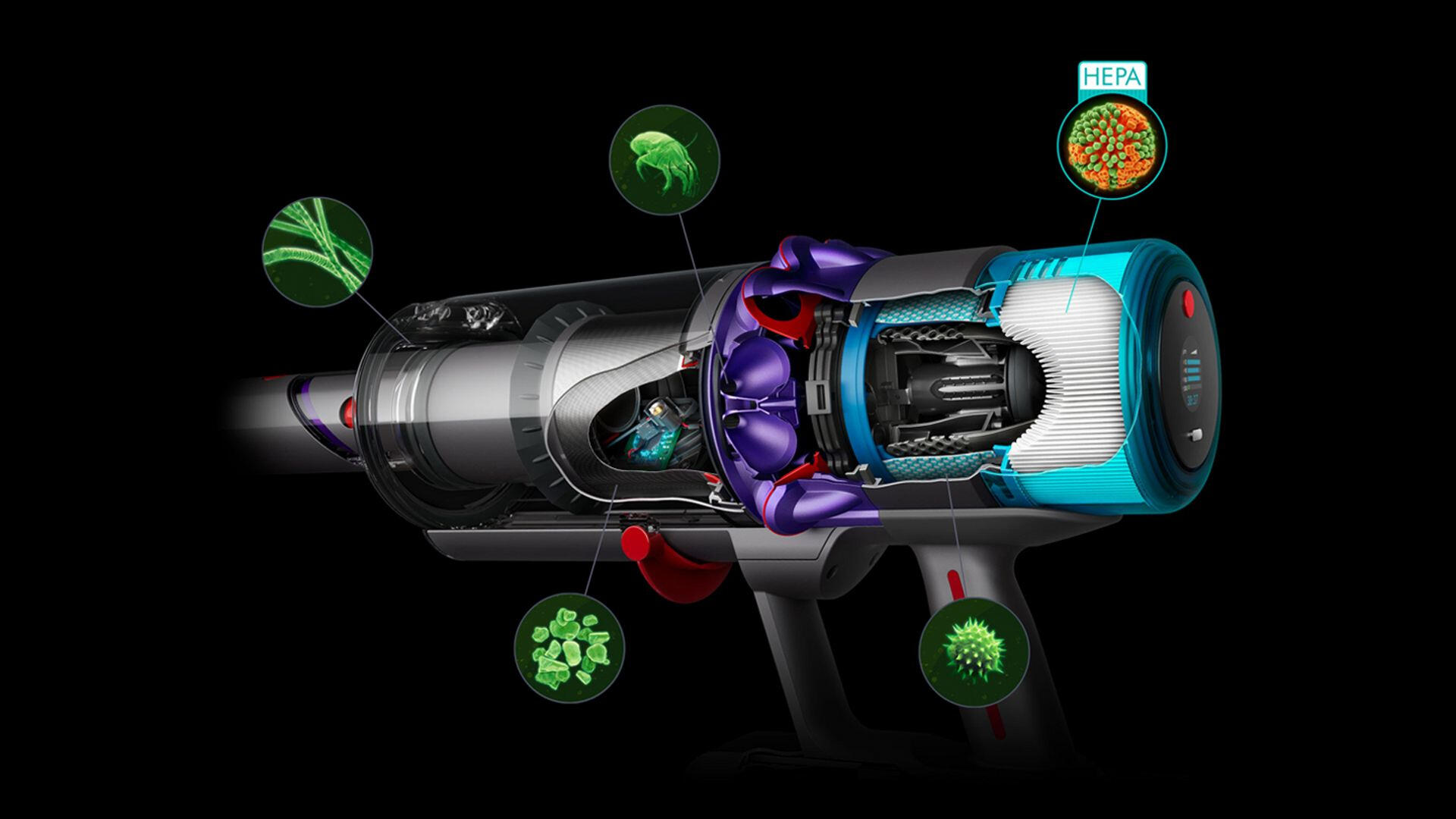 Dyson Staubsauger Gen5 Detect Absolute / 446989-01 Violett