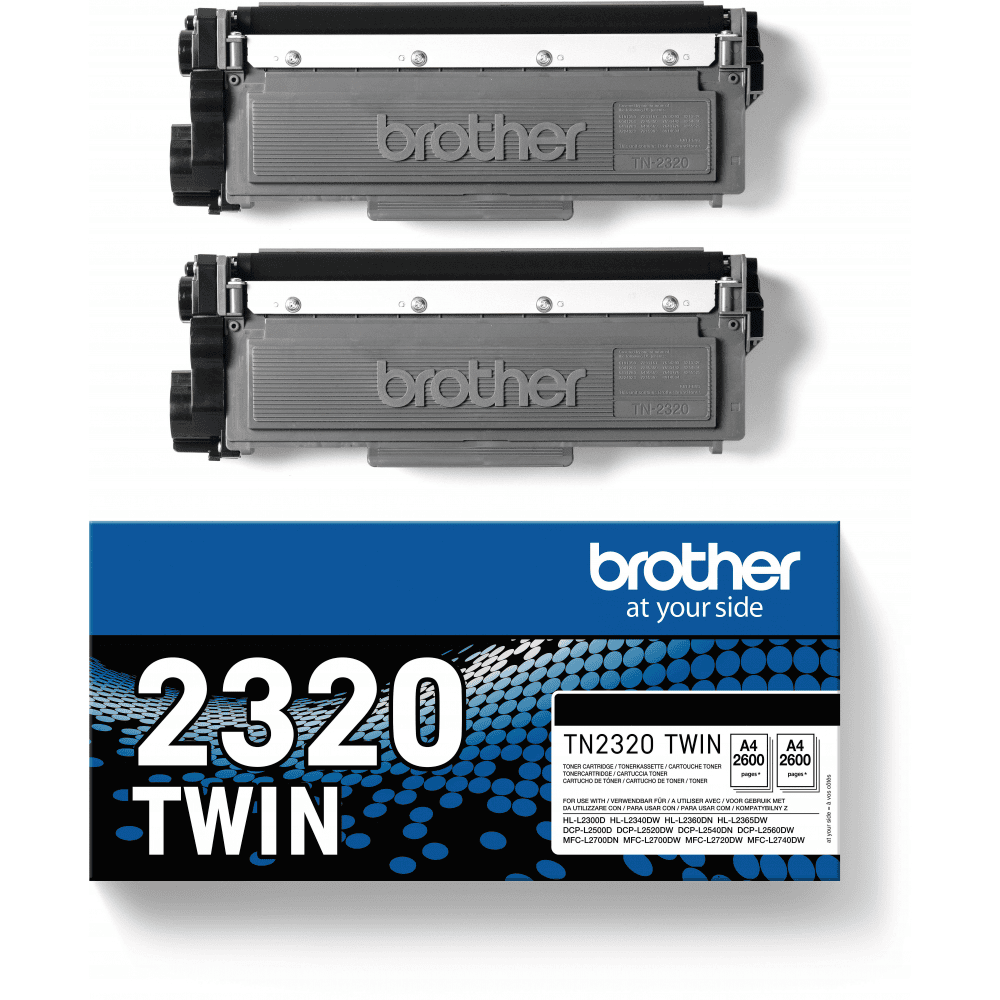 Brother Toner TN-2320TWIN Black