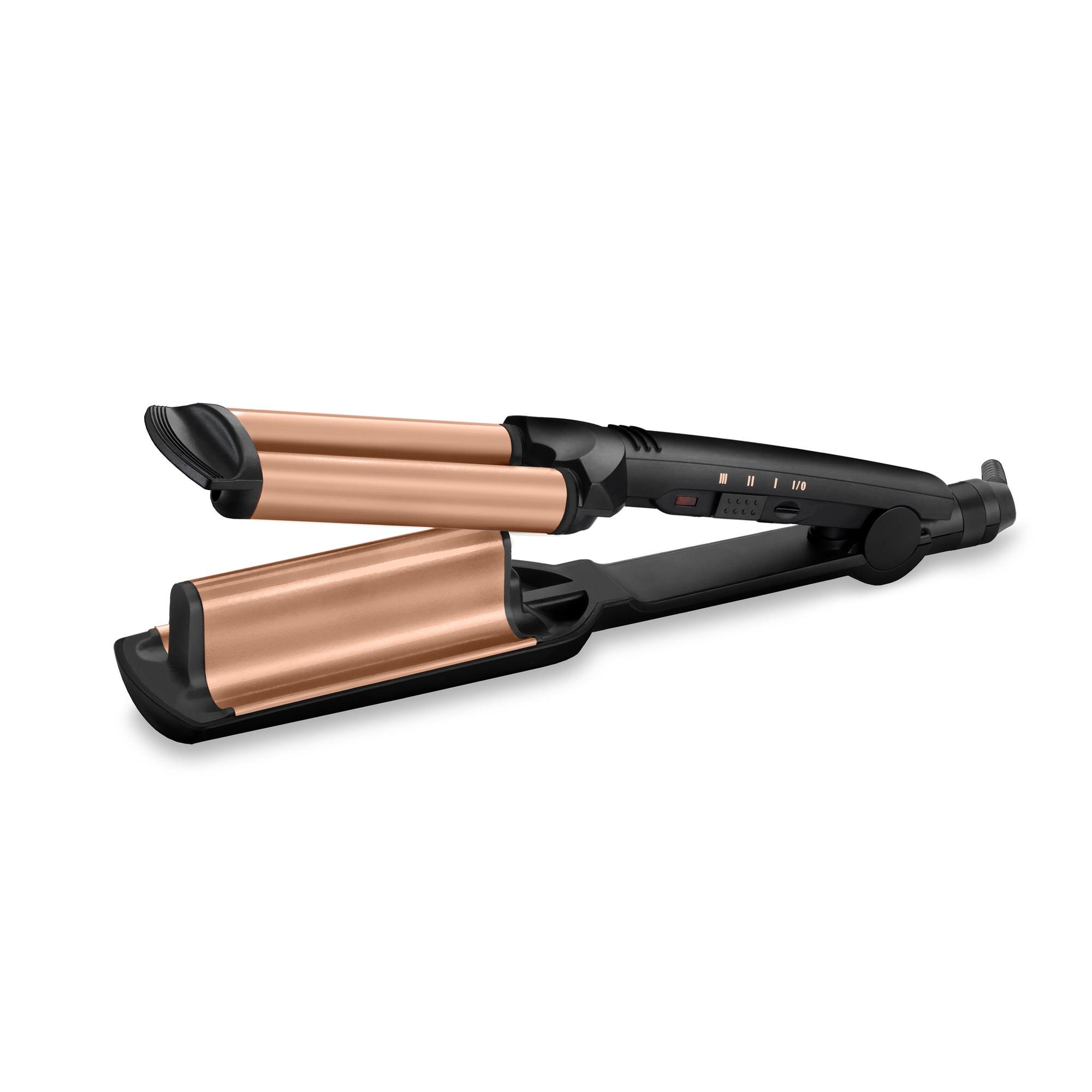 BaByliss Rizador Deep Waves / W2447E Negro, naranja
