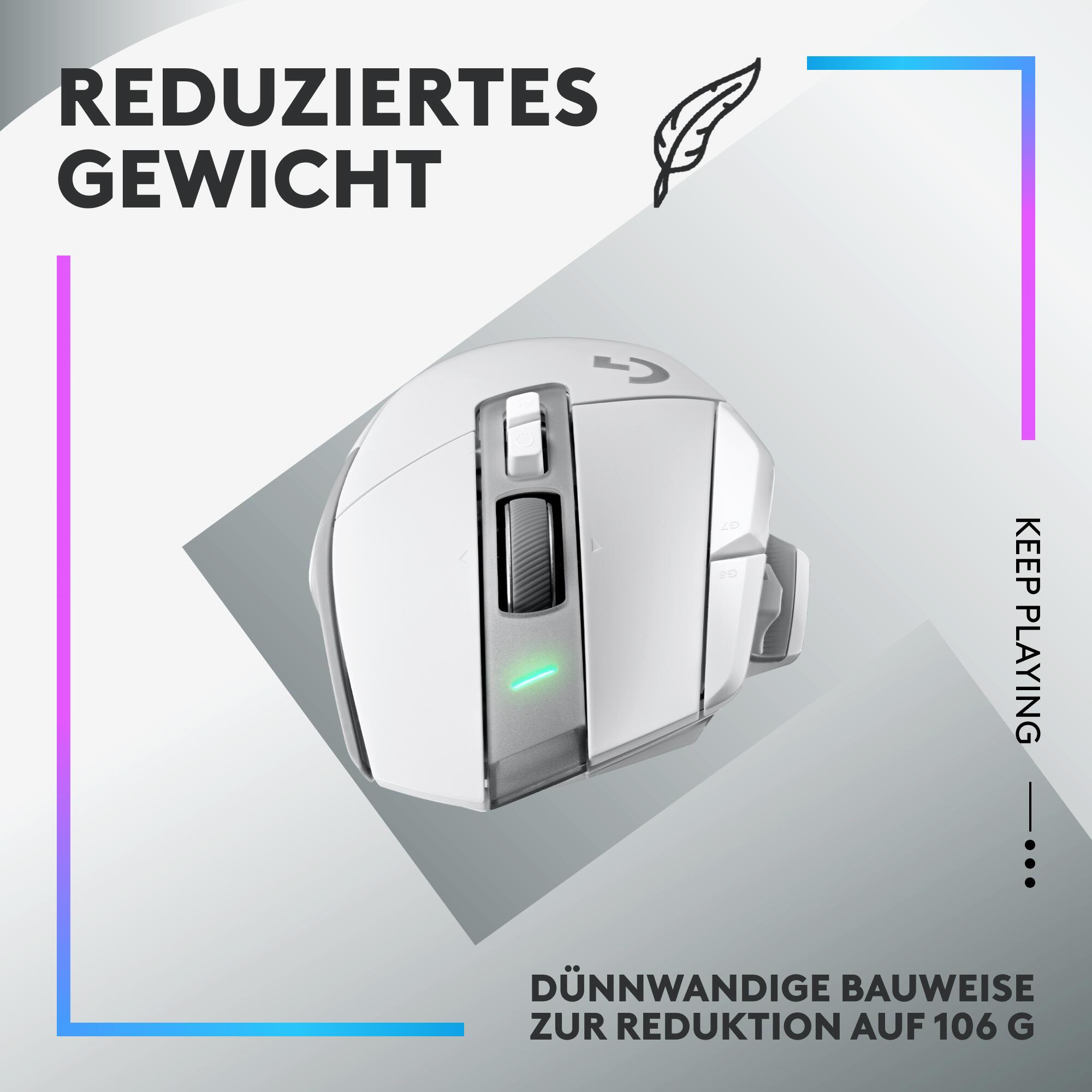Logitech Maus G502 X Plus Lightspeed / 910-006171 Weiß
