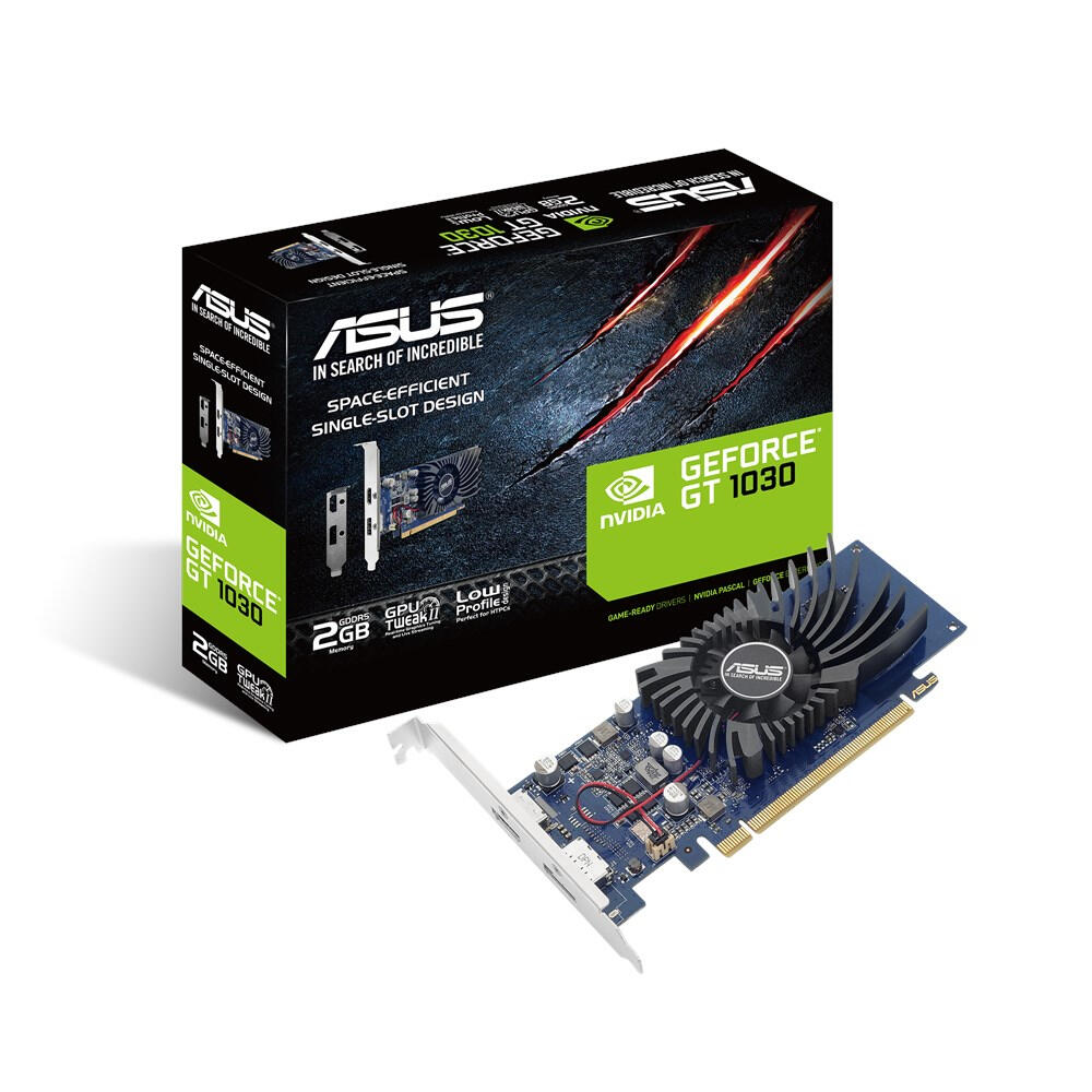 ASUS Scheda grafica YV0AT2 / 90YV0AT2-M0NA00 Nero, blu