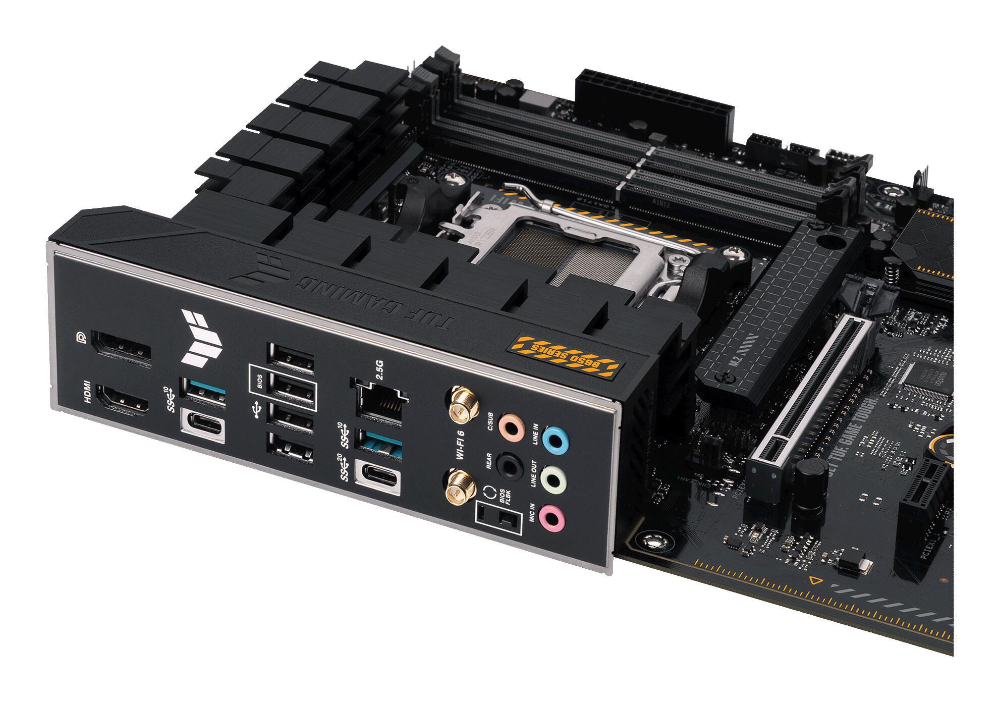 ASUS Mainboard TUF GAMING B650-PLUS WIFI / 90MB1BZ0-M0EAY0 Black