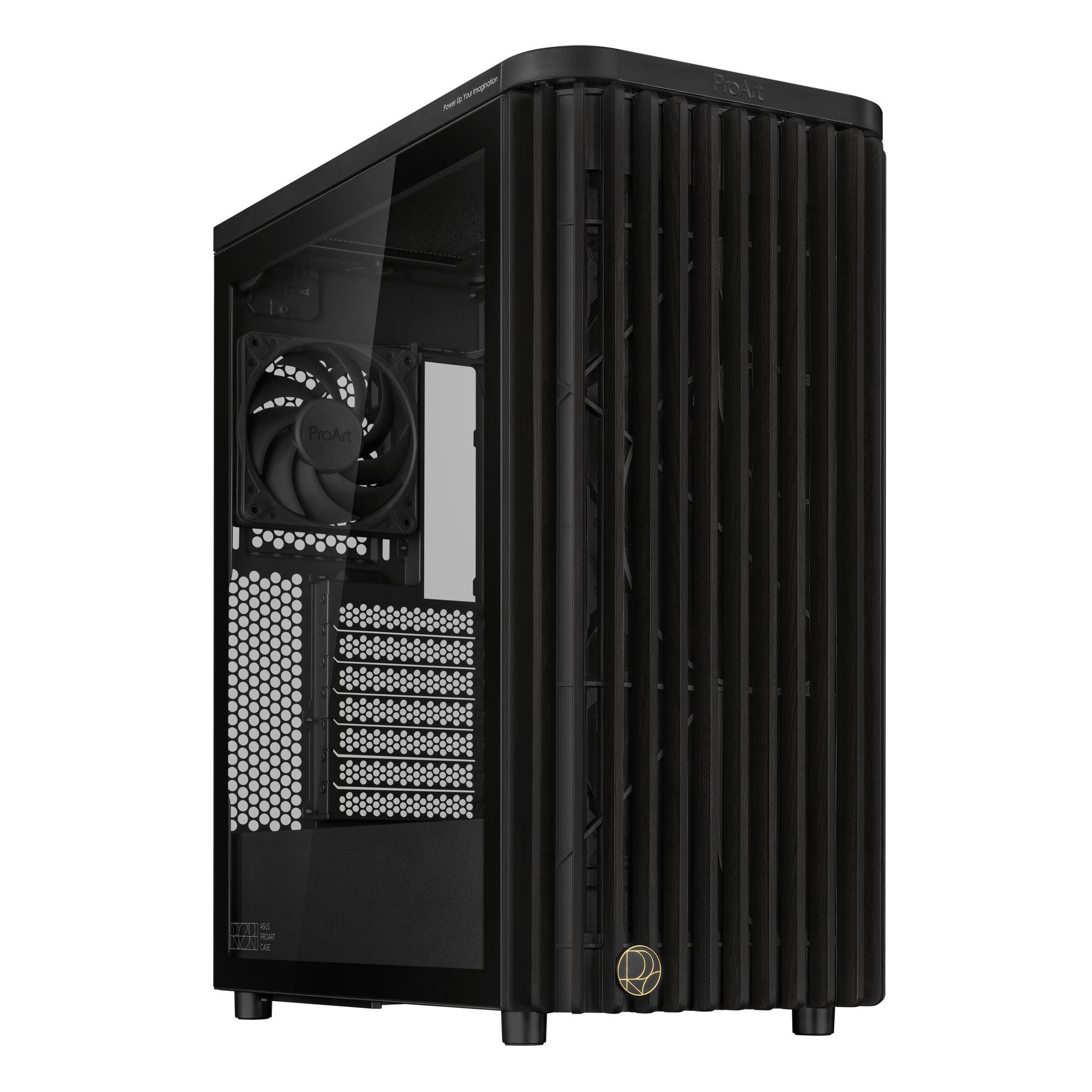 ASUS PC case ProArt PA401 Wood Ed. mit Glass / 90DC00M0-B39000 Black