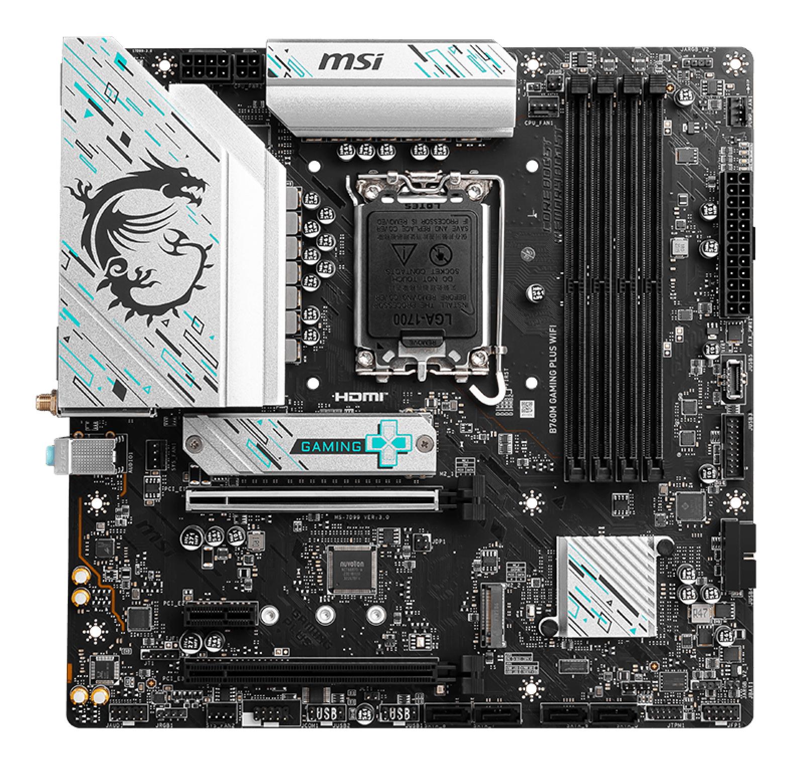 MSI Mainboard B760M GAMING PLUS WIFI / 7D99-017R