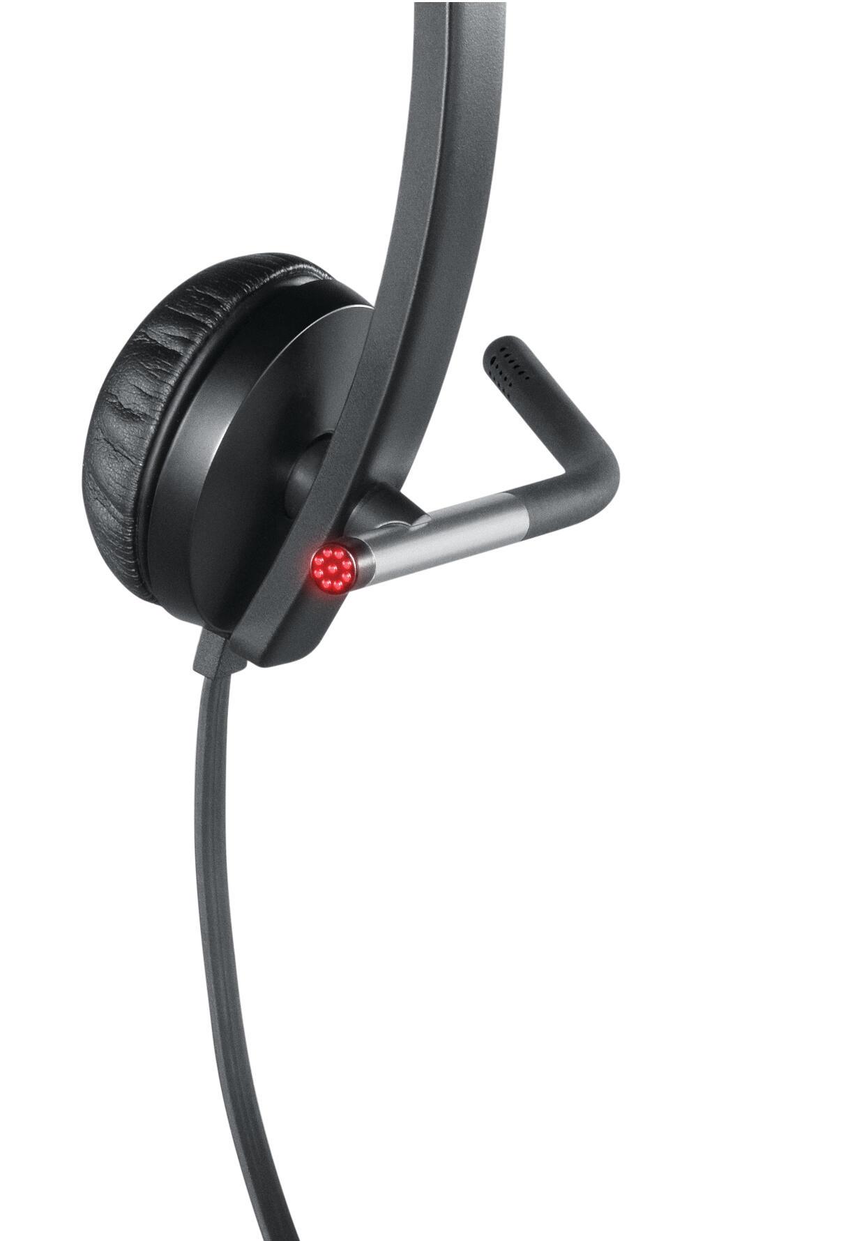Logitech Headset H650e / 981-000519 Black, silver