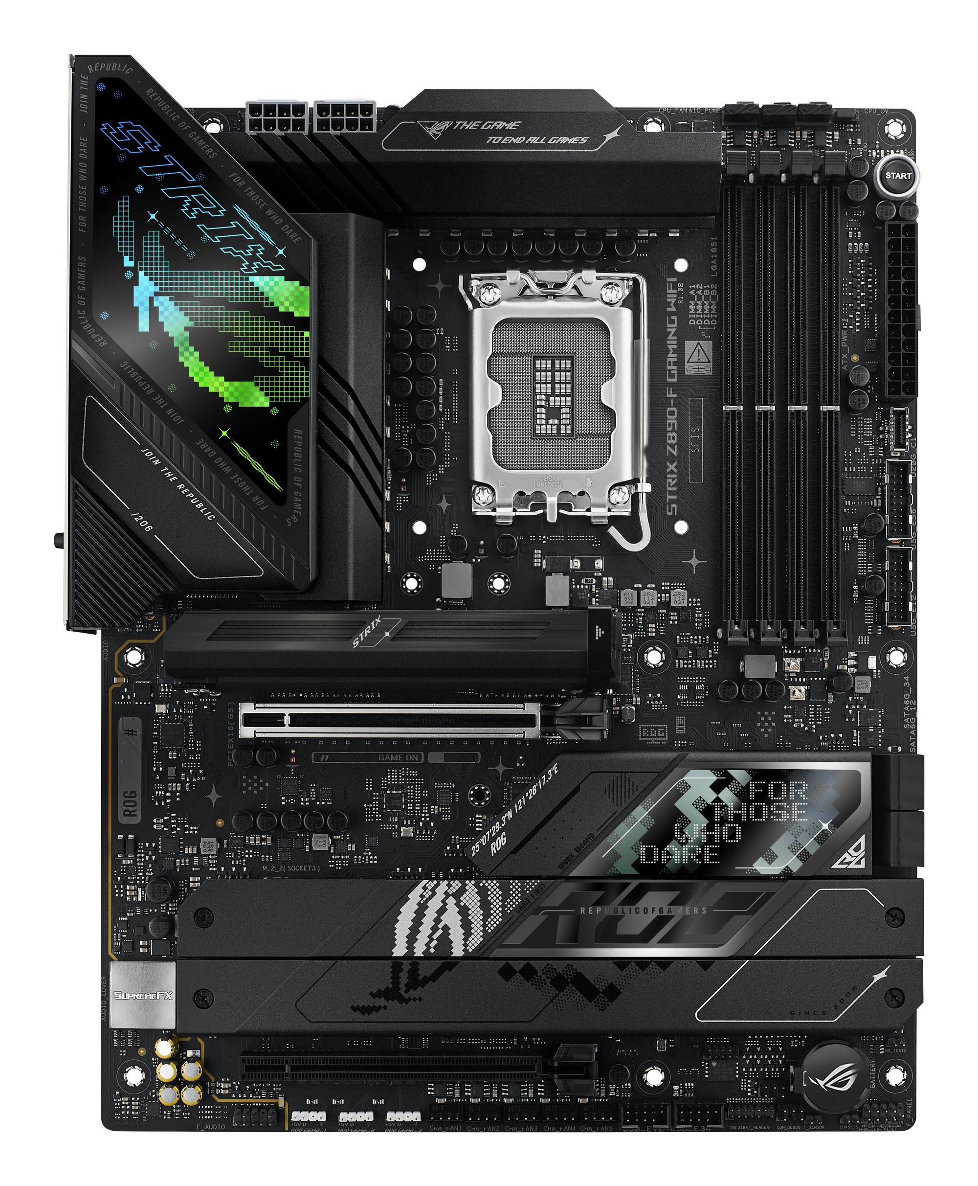ASUS Mainboard ROG Strix Z890-F Gaming WiFi / 90MB1I40-M0EAY0 Schwarz