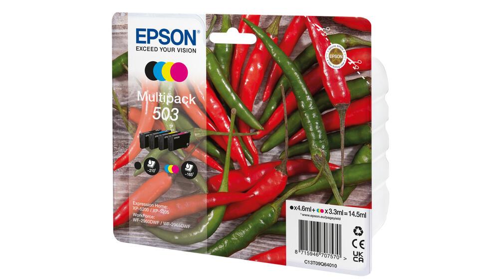 Epson Ink 503 / C13T09Q64010 BK,C,M,Y Multipack