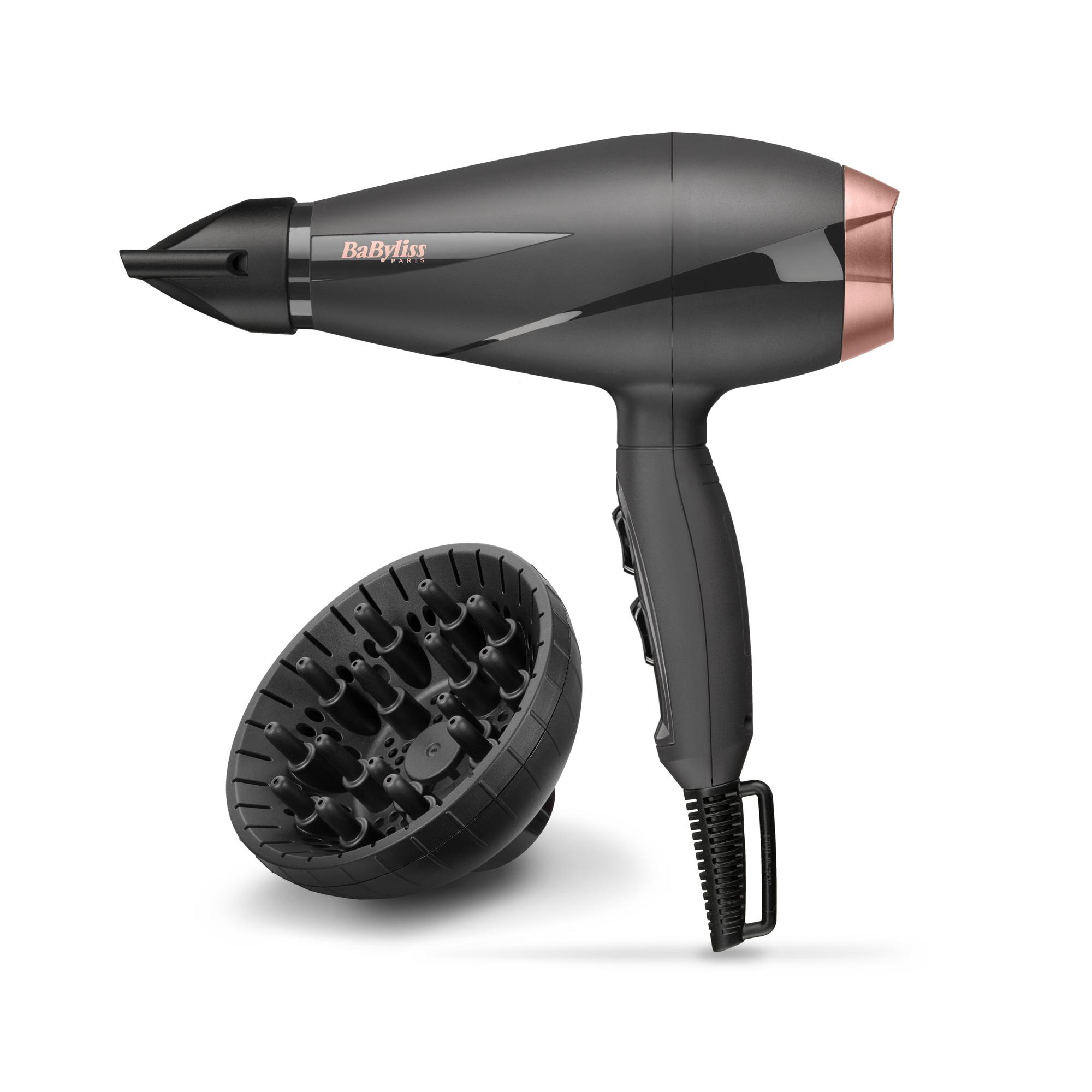 BaByliss Haartrockner 6709DE / 6709DE Schwarz, Rosa-Goldfarben