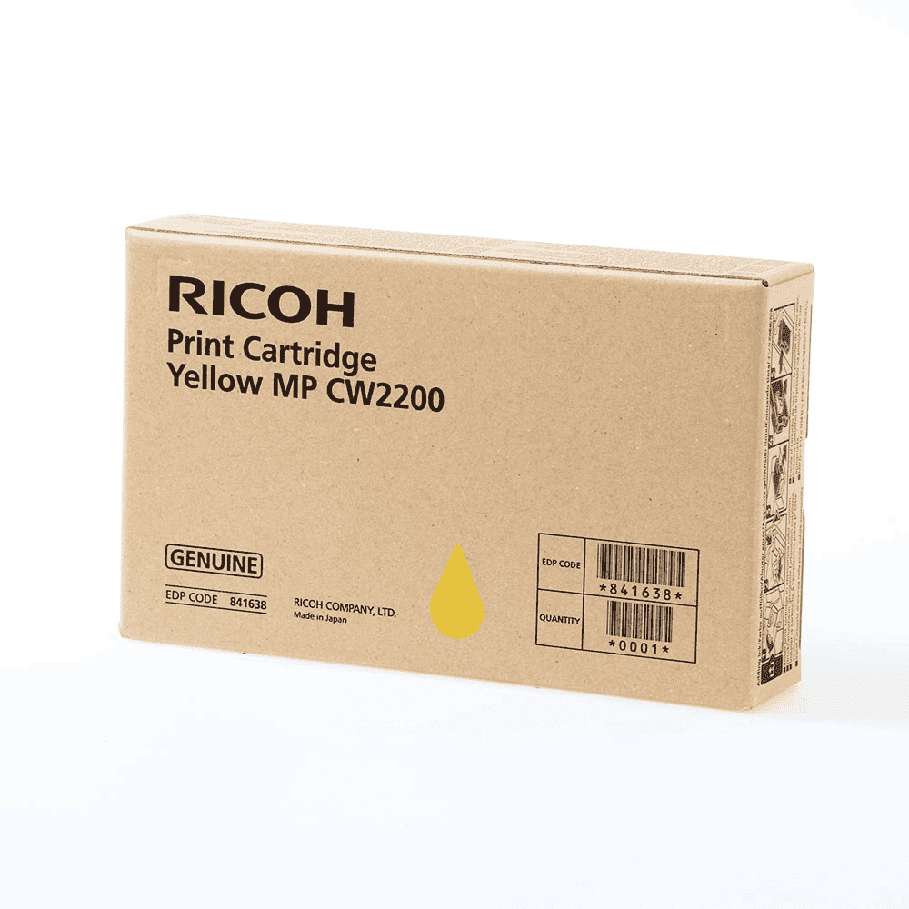 Ricoh Ink 841638 Yellow Ricoh Ink 841638 Yellow