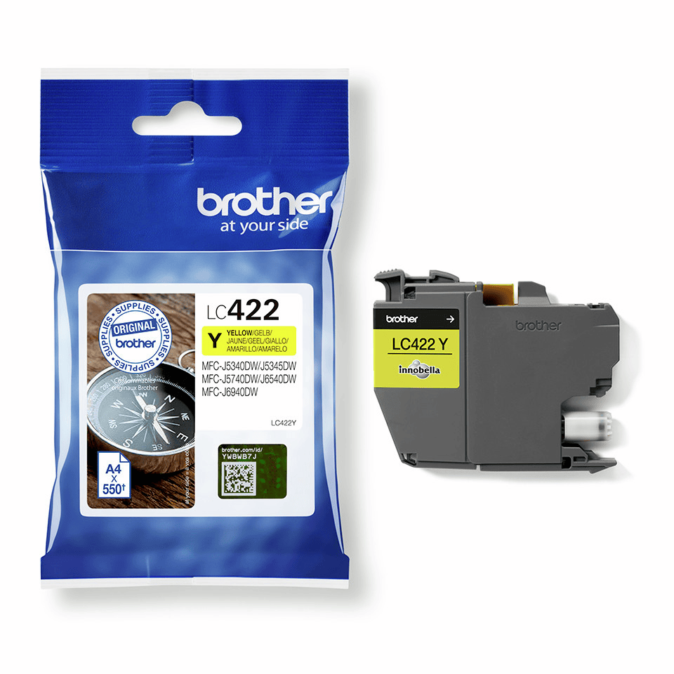 Brother Tinta LC-422Y / LC422Y Amarillo